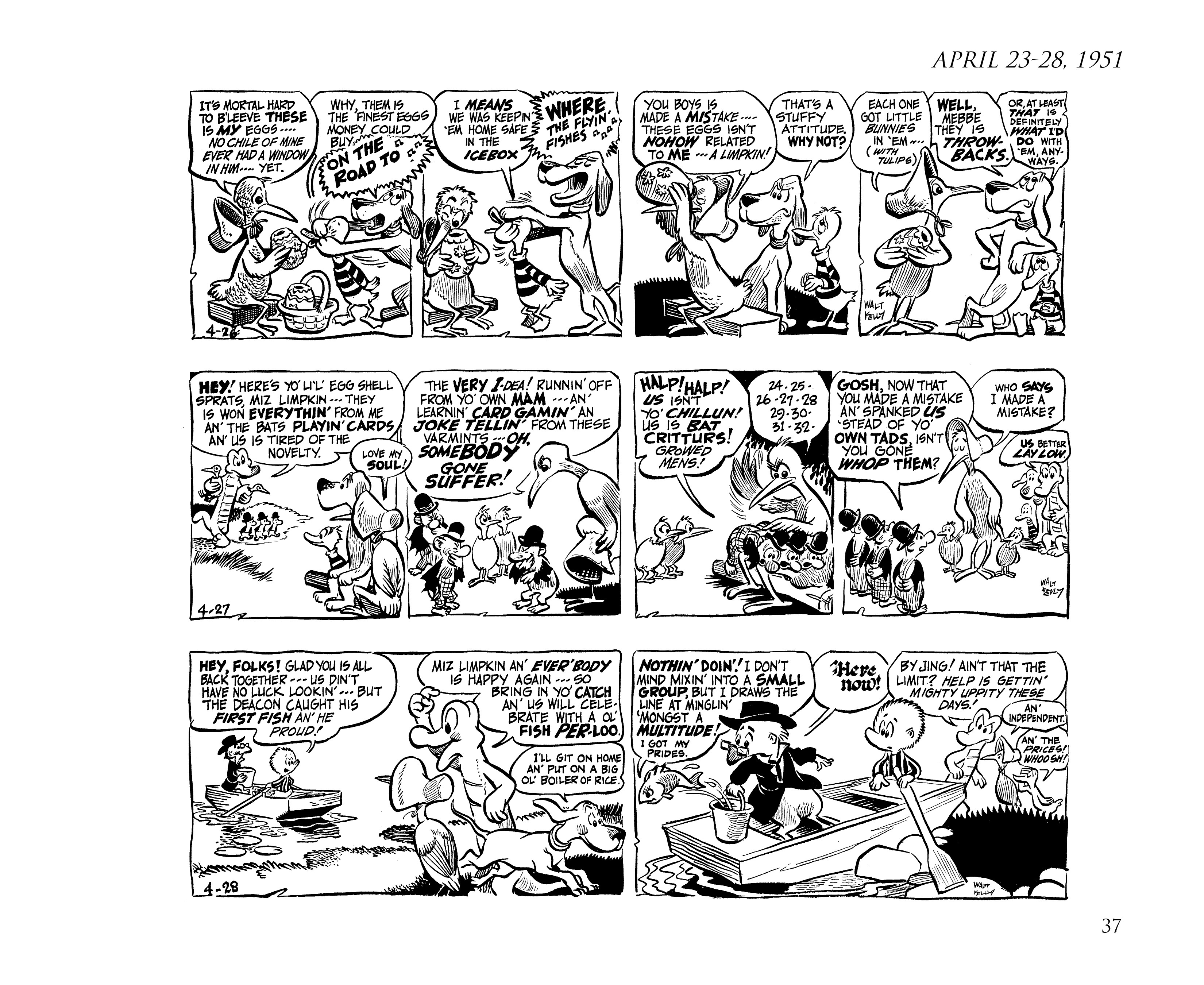 Read online Pogo by Walt Kelly: The Complete Syndicated Comic Strips comic -  Issue # TPB 2 (Part 1) - 55