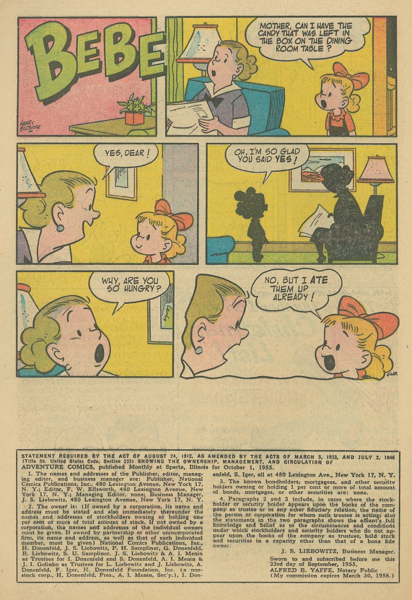 Read online Adventure Comics (1938) comic -  Issue #221 - 23