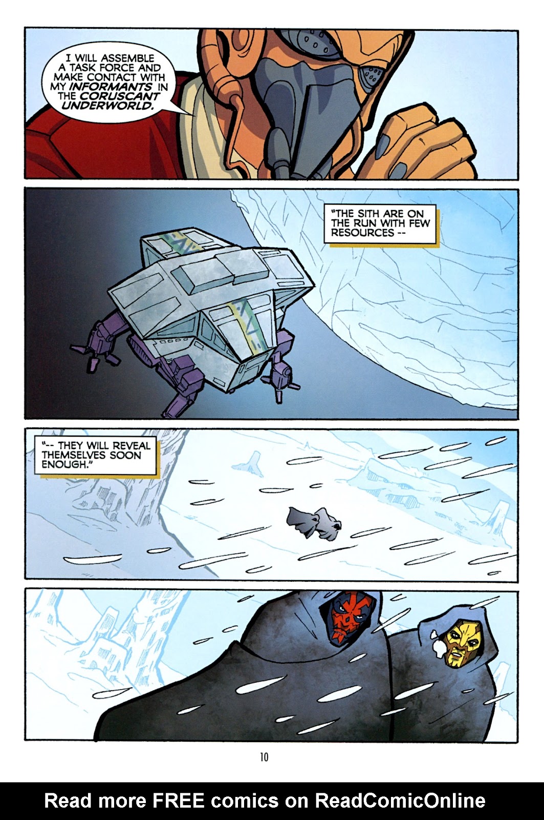 Star Wars: The Clone Wars - The Sith Hunters issue Full - Page 11