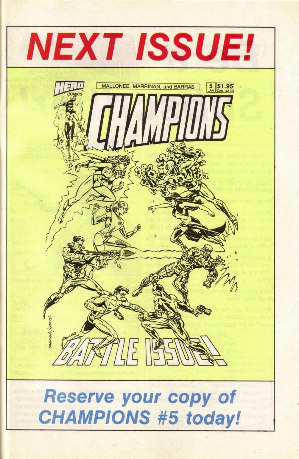 Read online Champions (1987) comic -  Issue #4 - 33