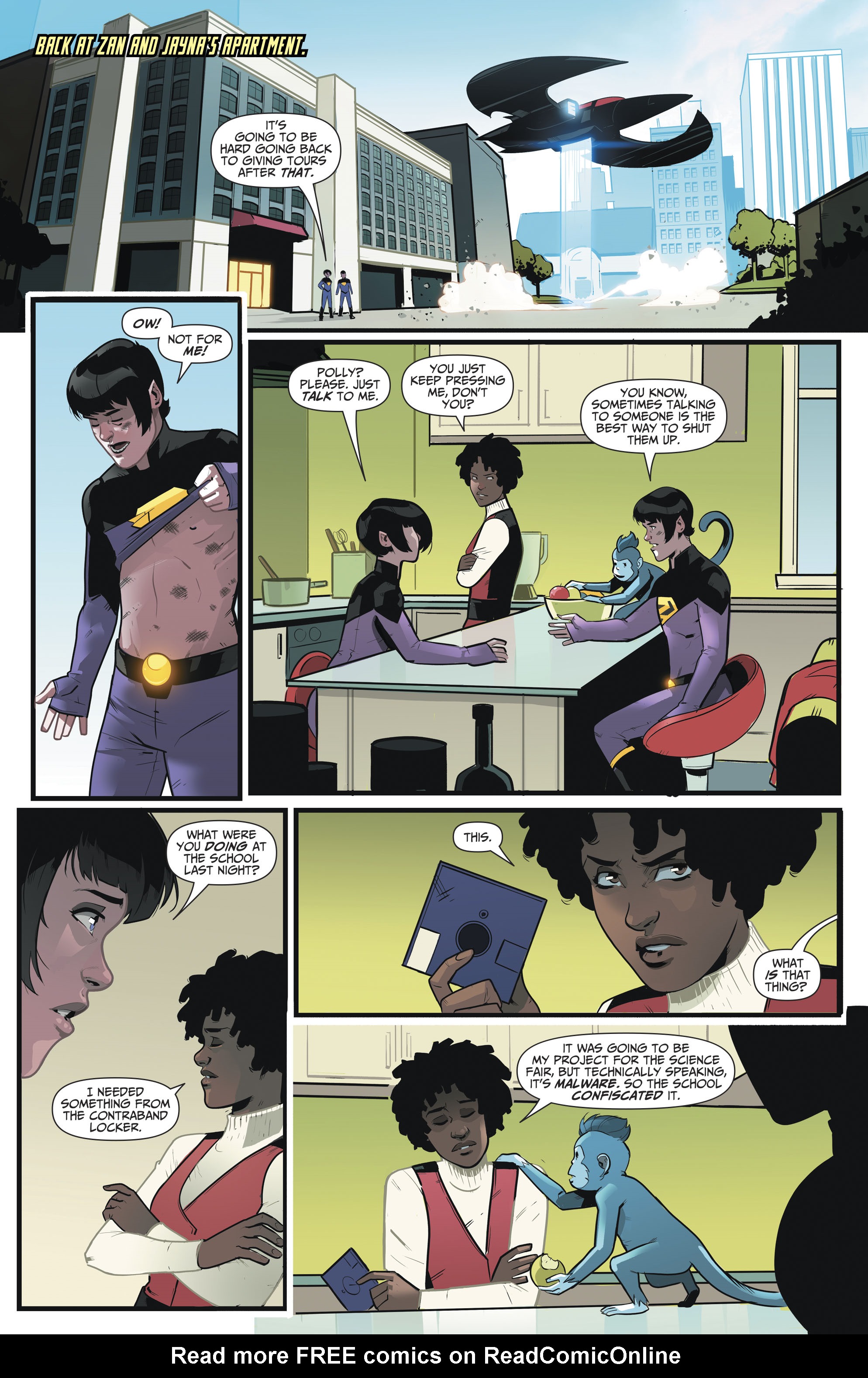 Read online Wonder Twins comic -  Issue #9 - 10