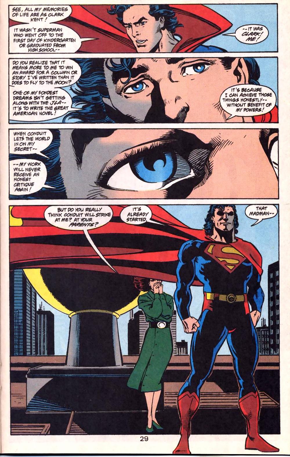 Read online Superman (1987) comic -  Issue #100 - 30