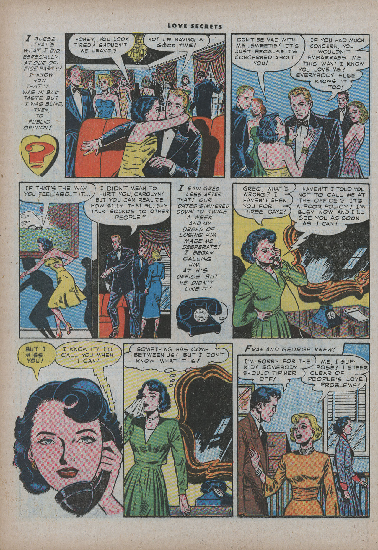 Read online Love Secrets (1953) comic -  Issue #47 - 24