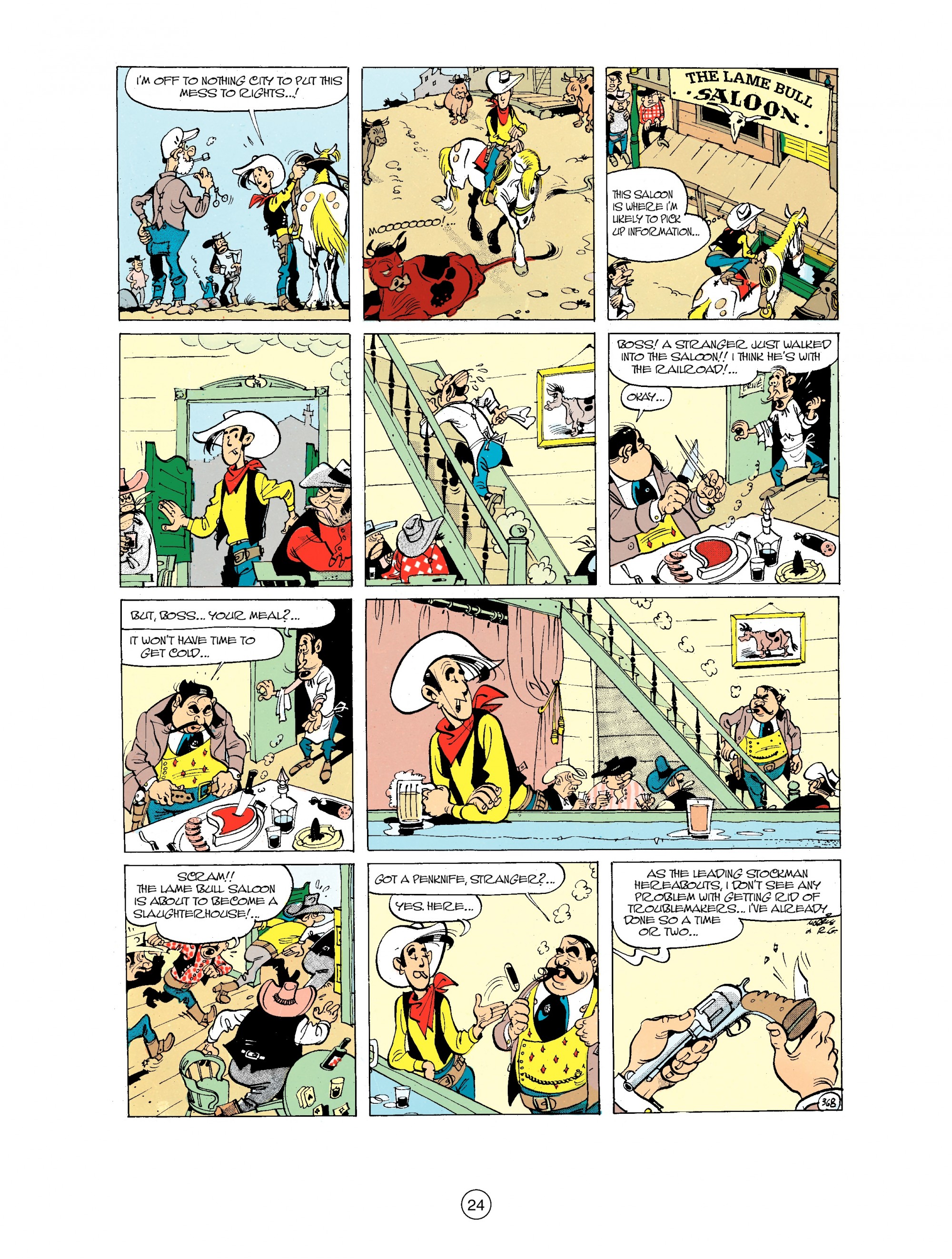 Read online A Lucky Luke Adventure comic -  Issue #32 - 24