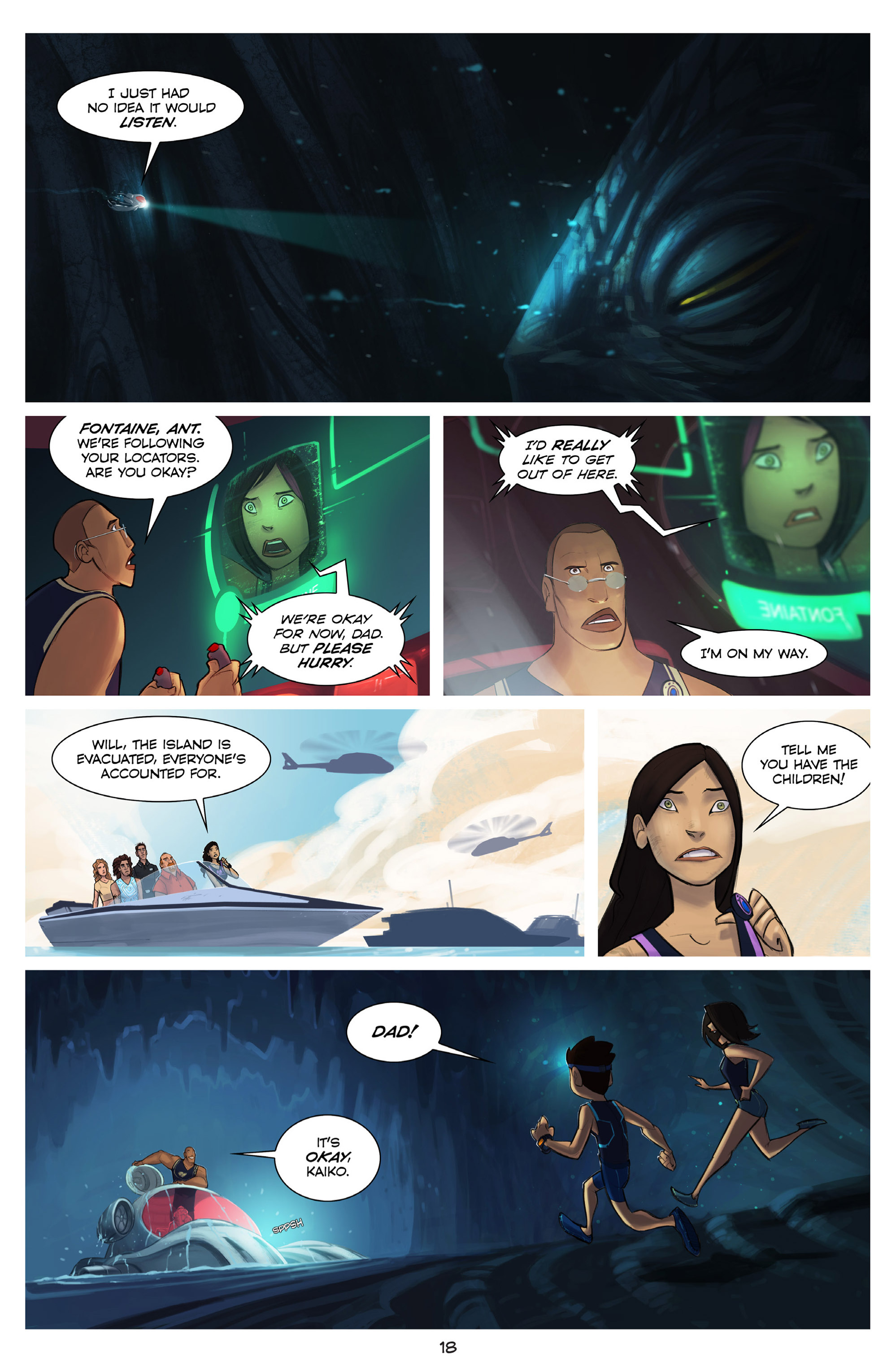 Read online The Deep: The Vanishing Island comic -  Issue #3 - 19