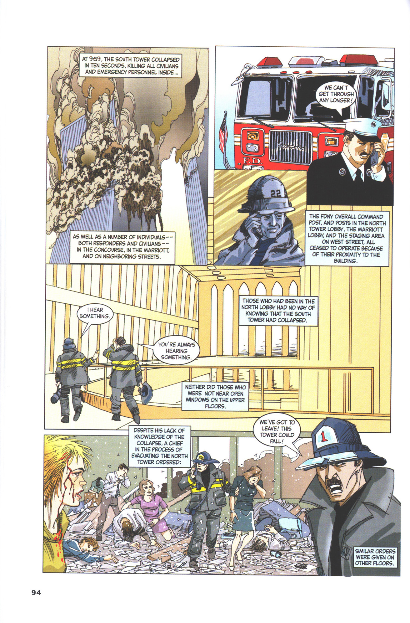 Read online The 9/11 Report comic -  Issue # TPB - 98