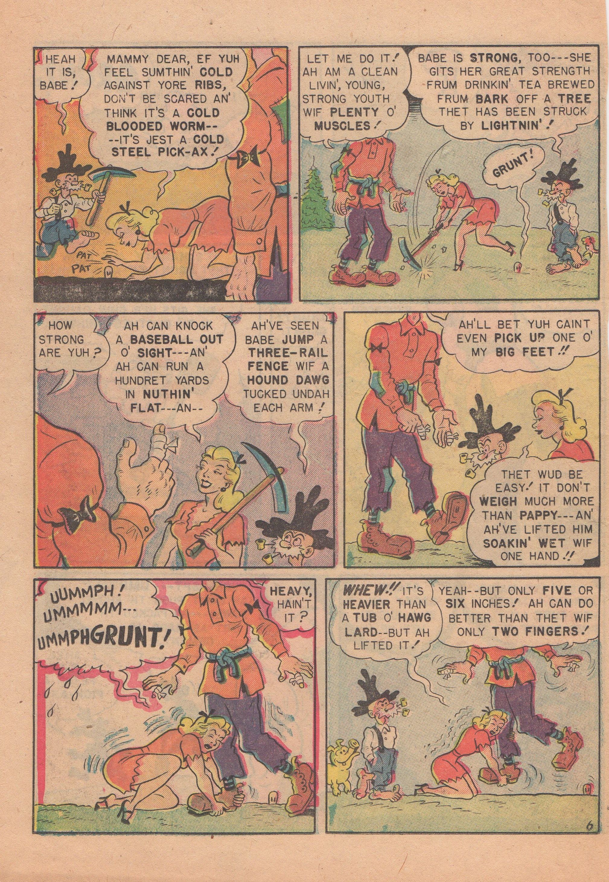 Read online Babe (1948) comic -  Issue #5 - 42