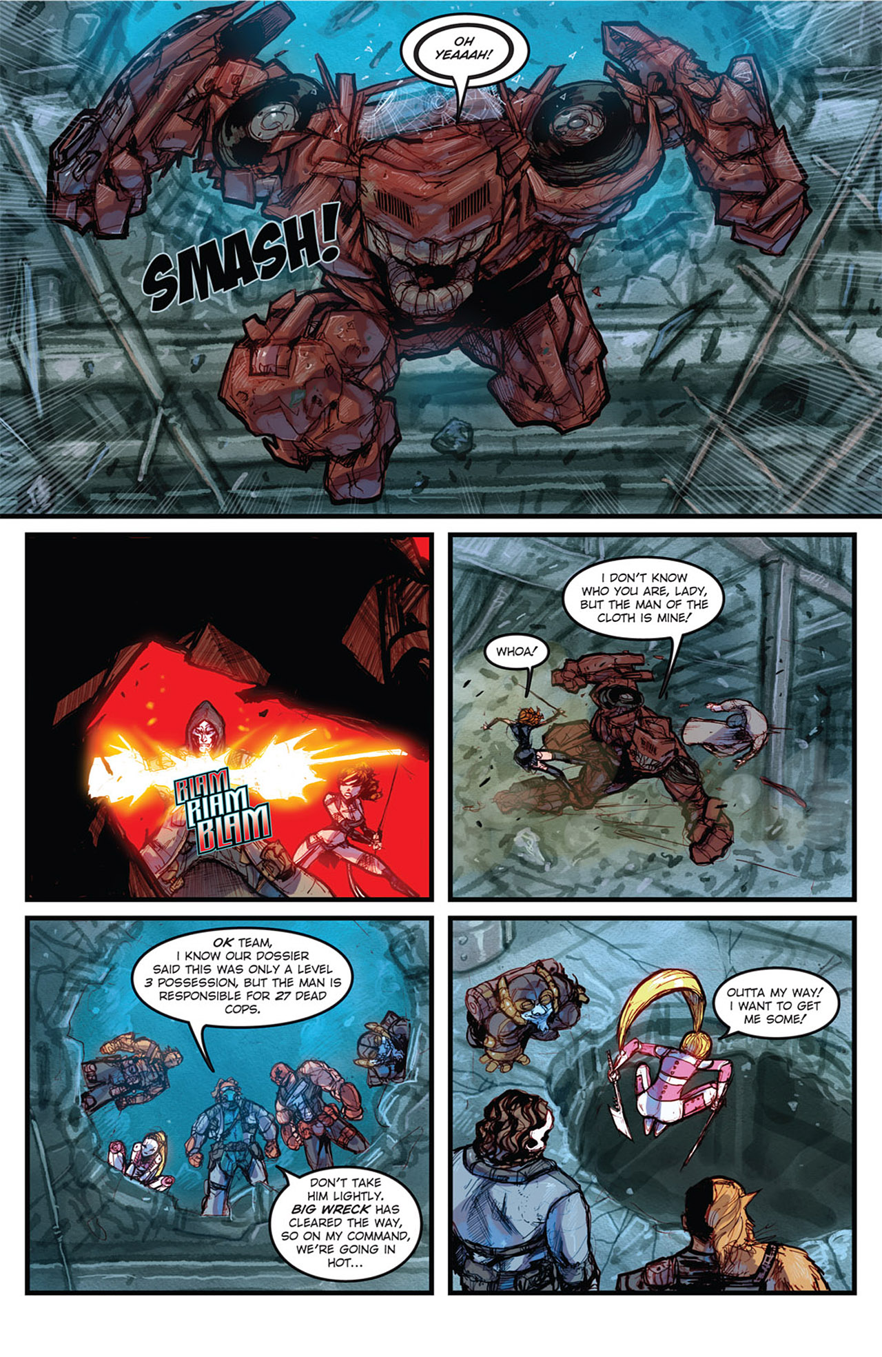 Read online Avengelyne (2011) comic -  Issue #7 - 17