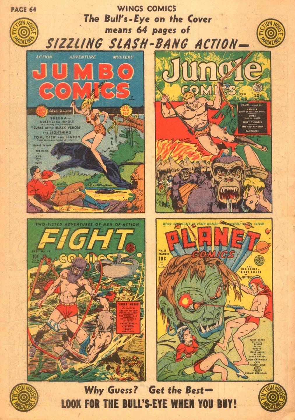 Read online Wings Comics comic -  Issue #7 - 66