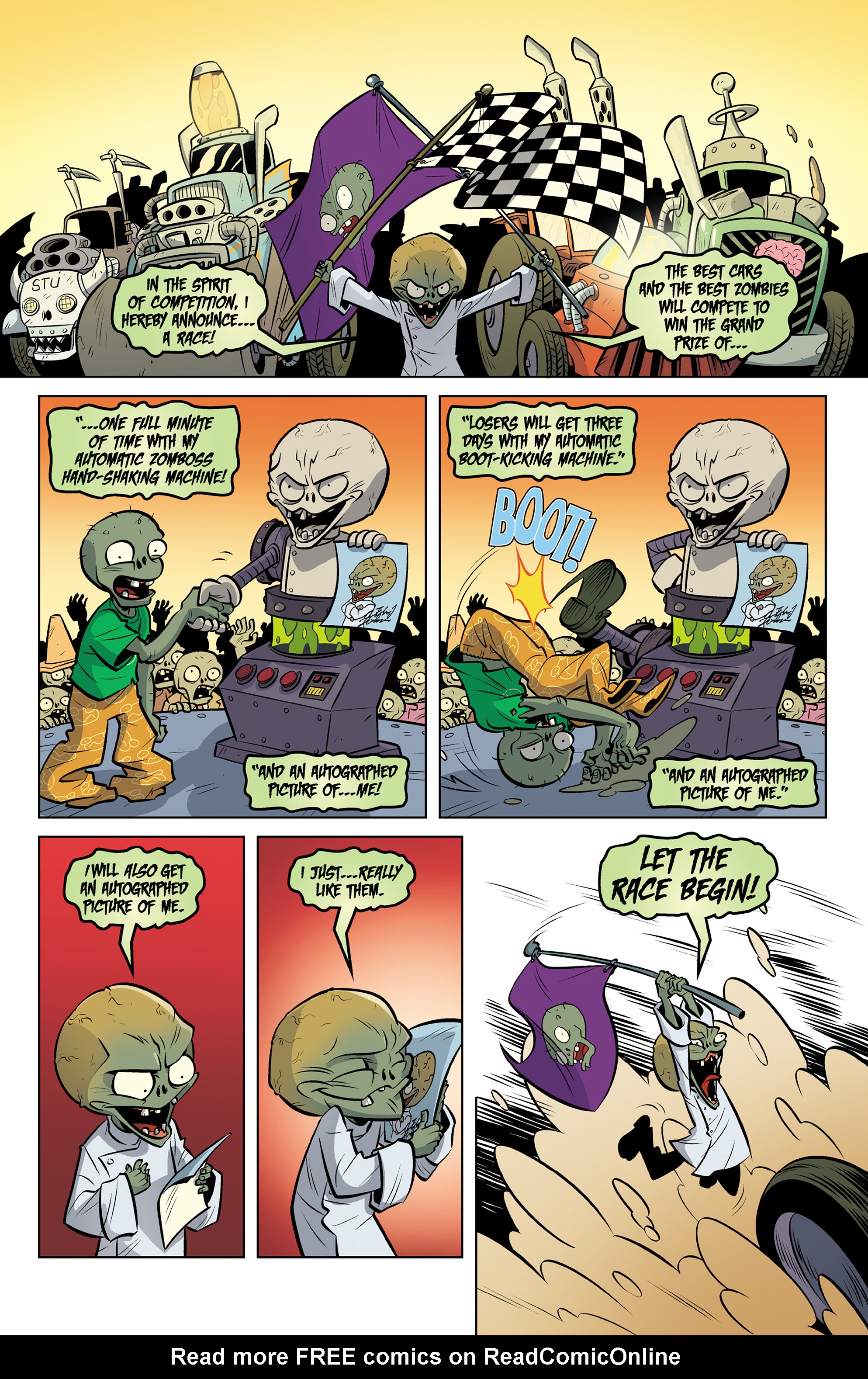 Read online Plants vs. Zombies: Petal to the Metal comic -  Issue #7 - 14