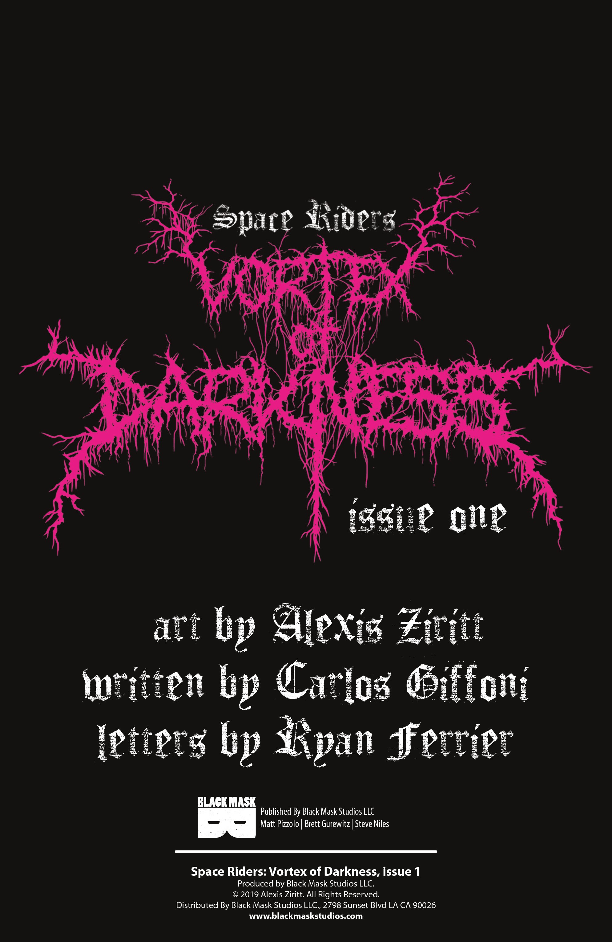 Read online Space Riders: Vortex Of Darkness comic -  Issue #1 - 2