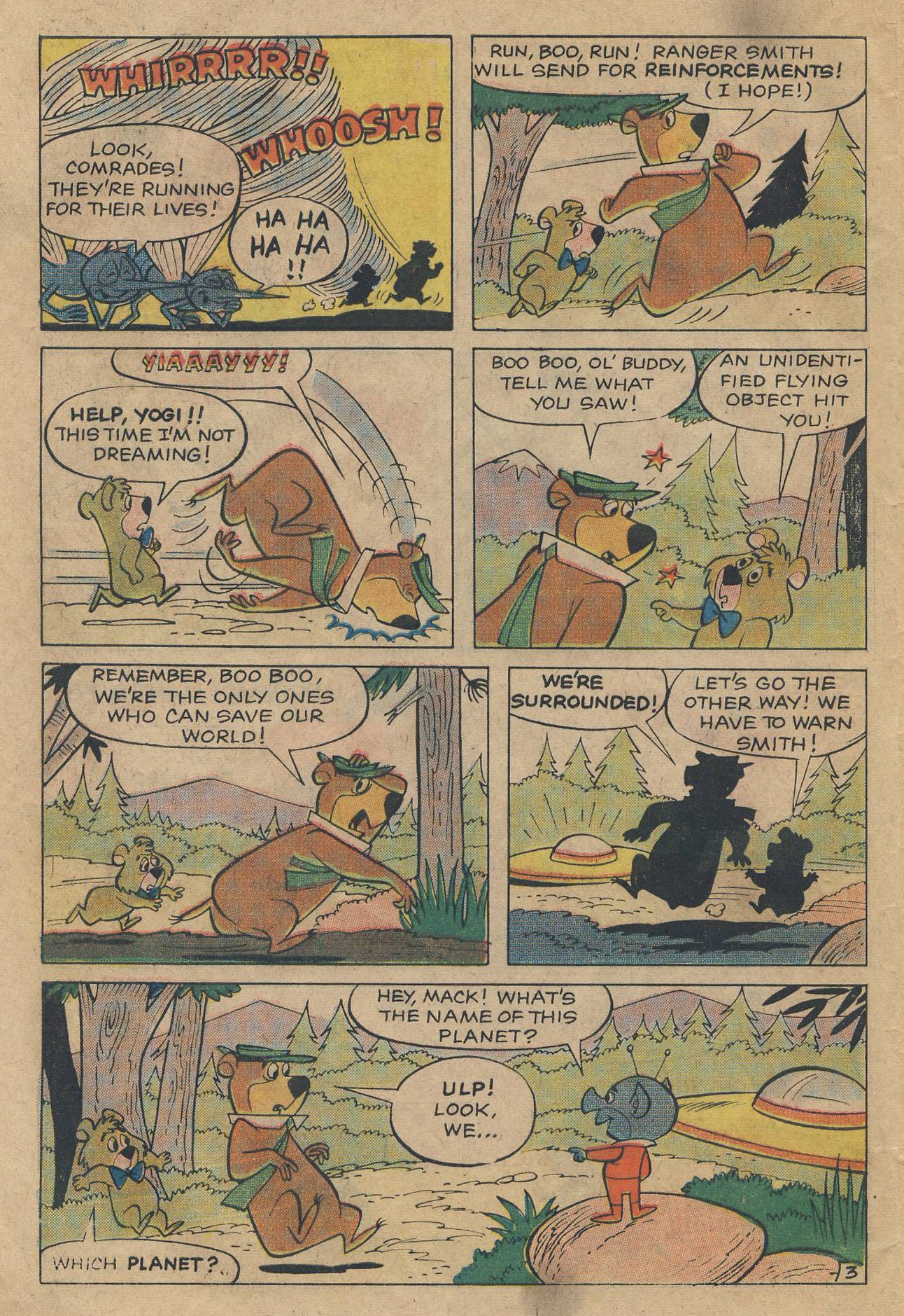 Read online Yogi Bear (1970) comic -  Issue #3 - 10