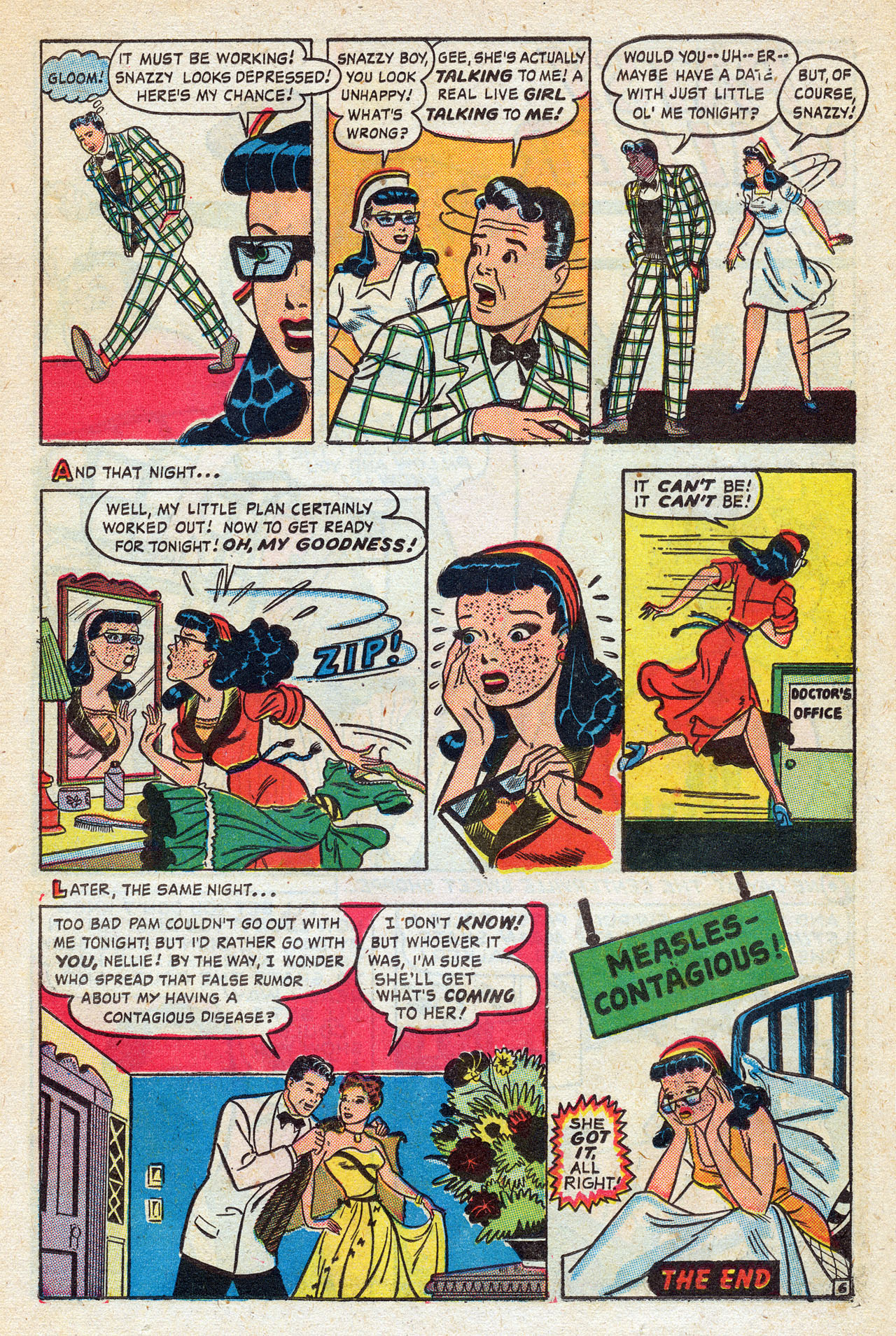 Read online Nellie The Nurse (1945) comic -  Issue #14 - 19