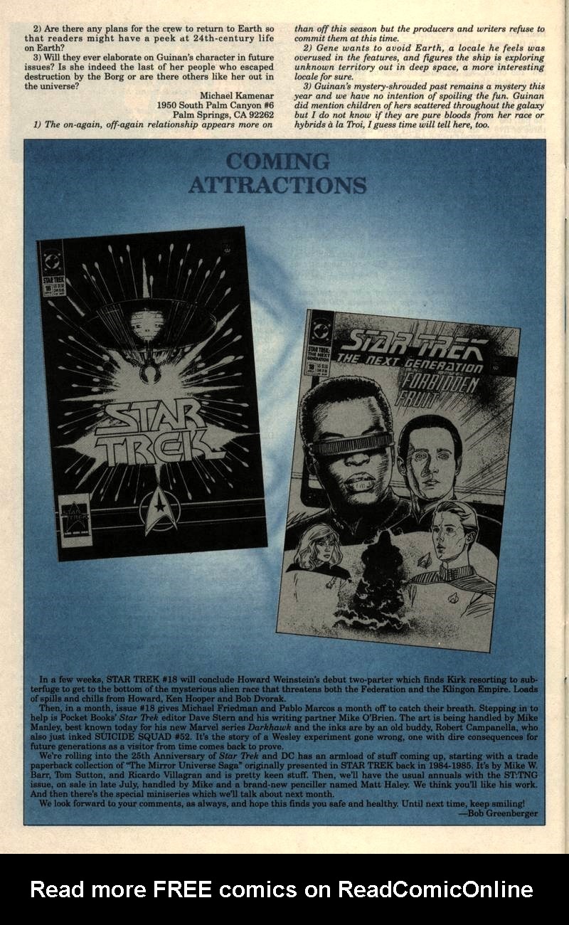 Read online Star Trek: The Next Generation (1989) comic -  Issue #17 - 27