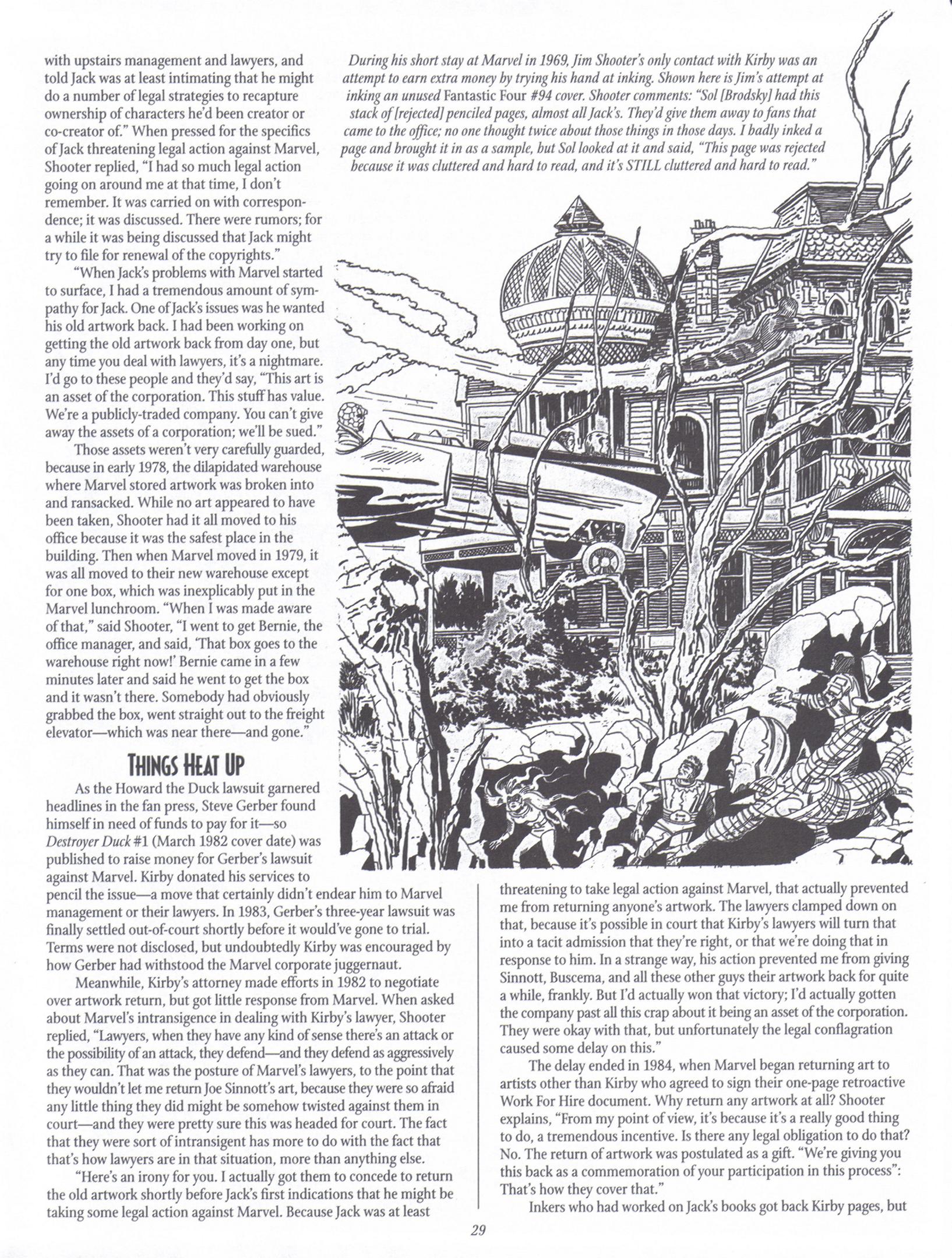 Read online The Jack Kirby Collector comic -  Issue #24 - 29