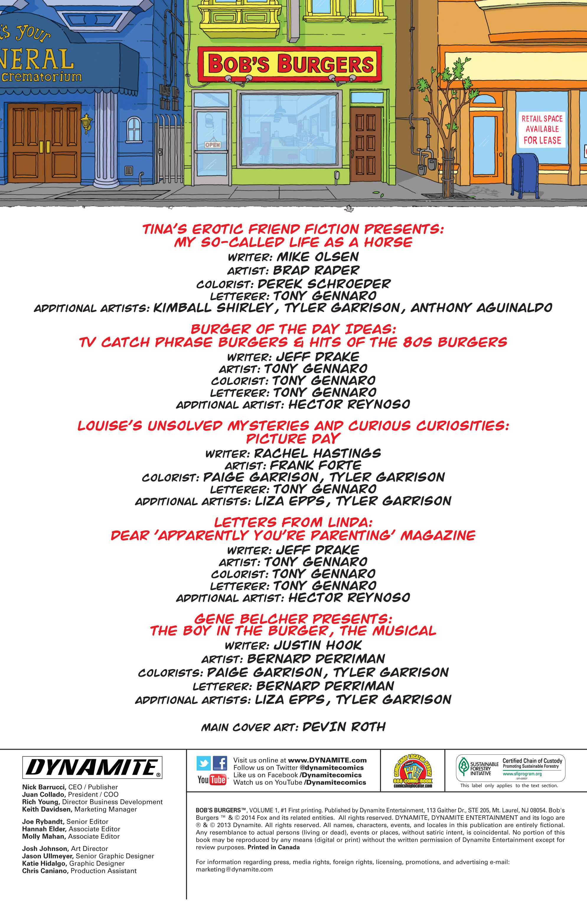 Read online Bob's Burgers (2014) comic -  Issue #1 - 2