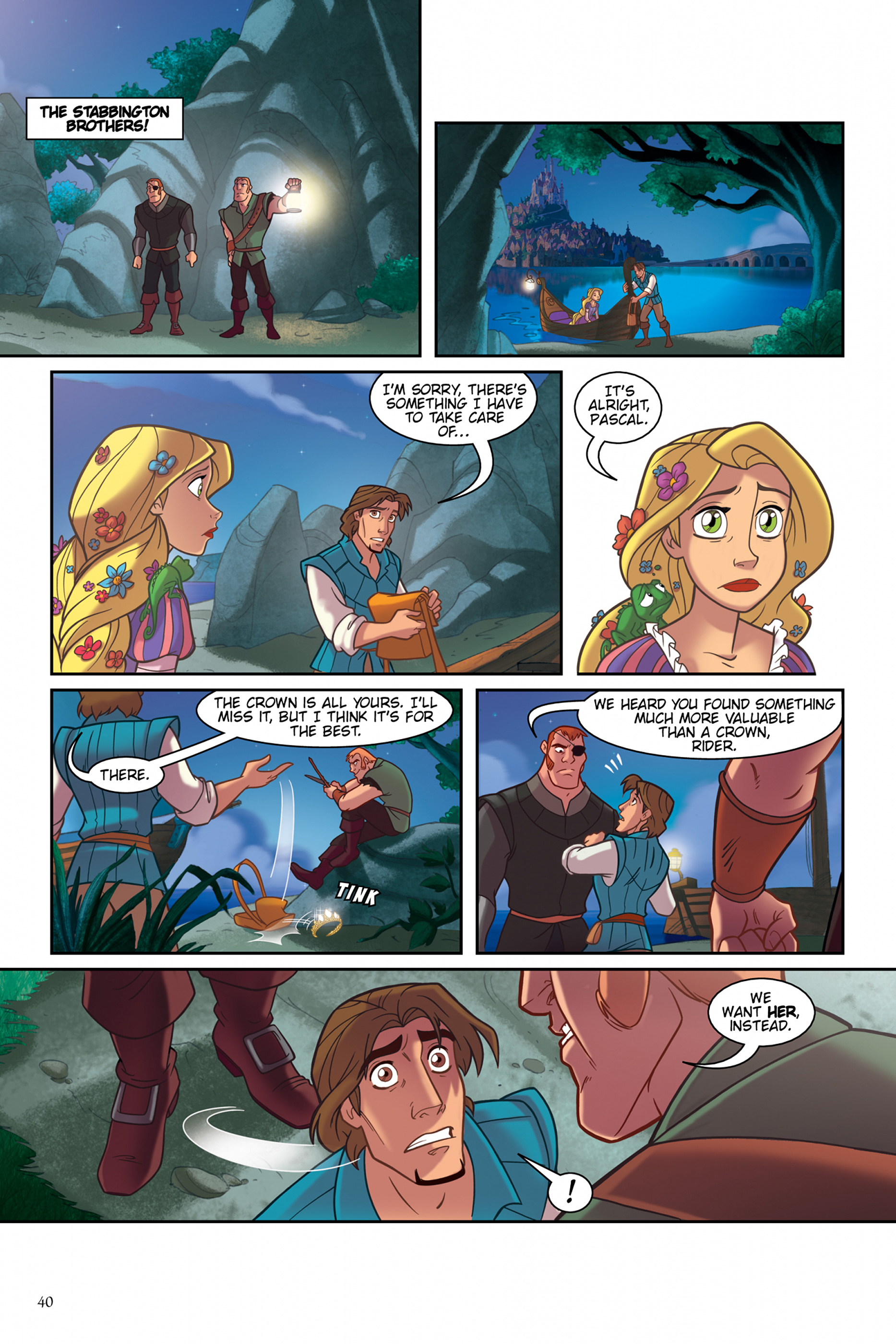 Read online Disney Tangled: The Story of the Movie in Comics comic -  Issue # Full - 42