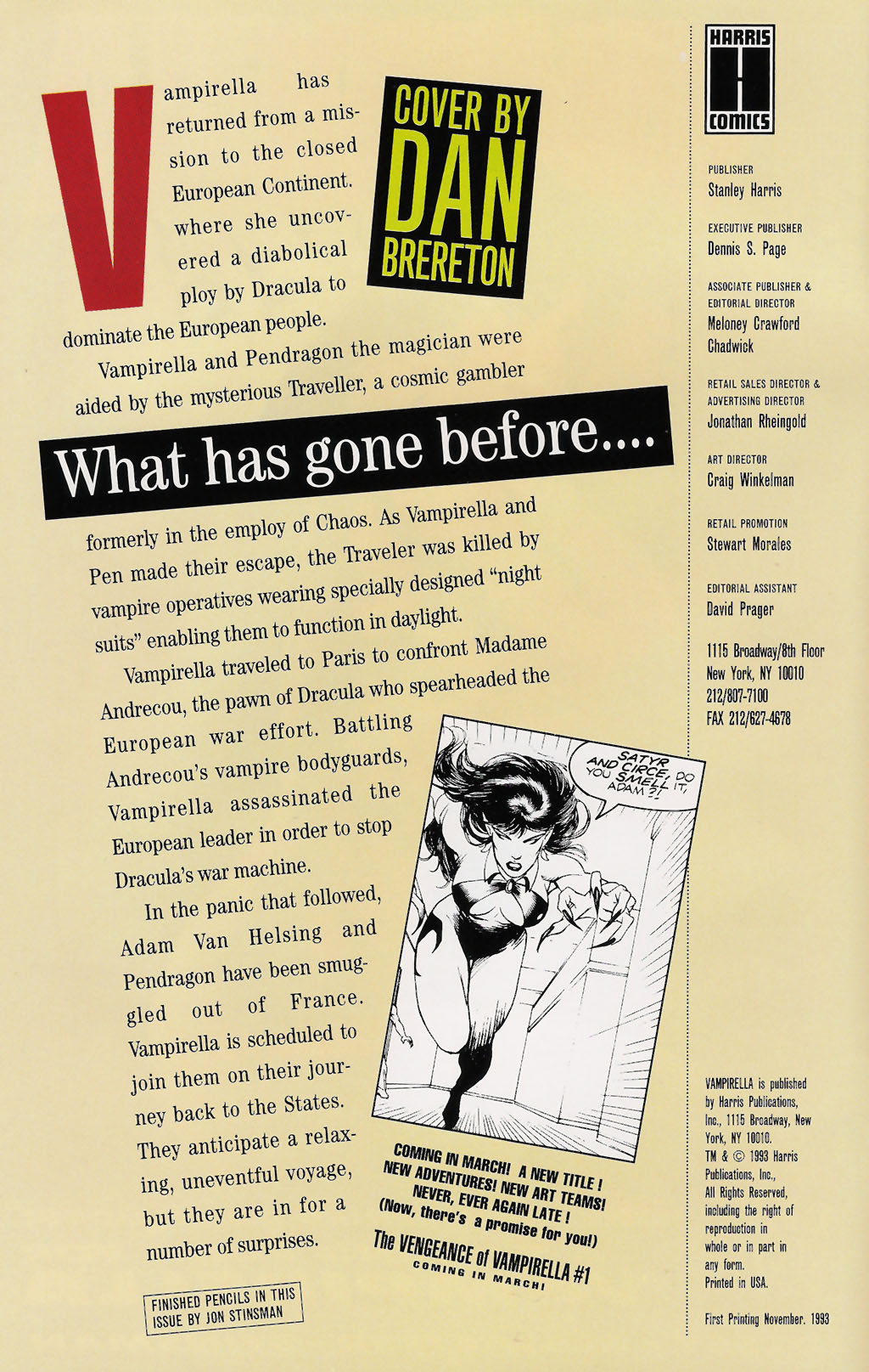 Read online Vampirella (1992) comic -  Issue #5 - 2