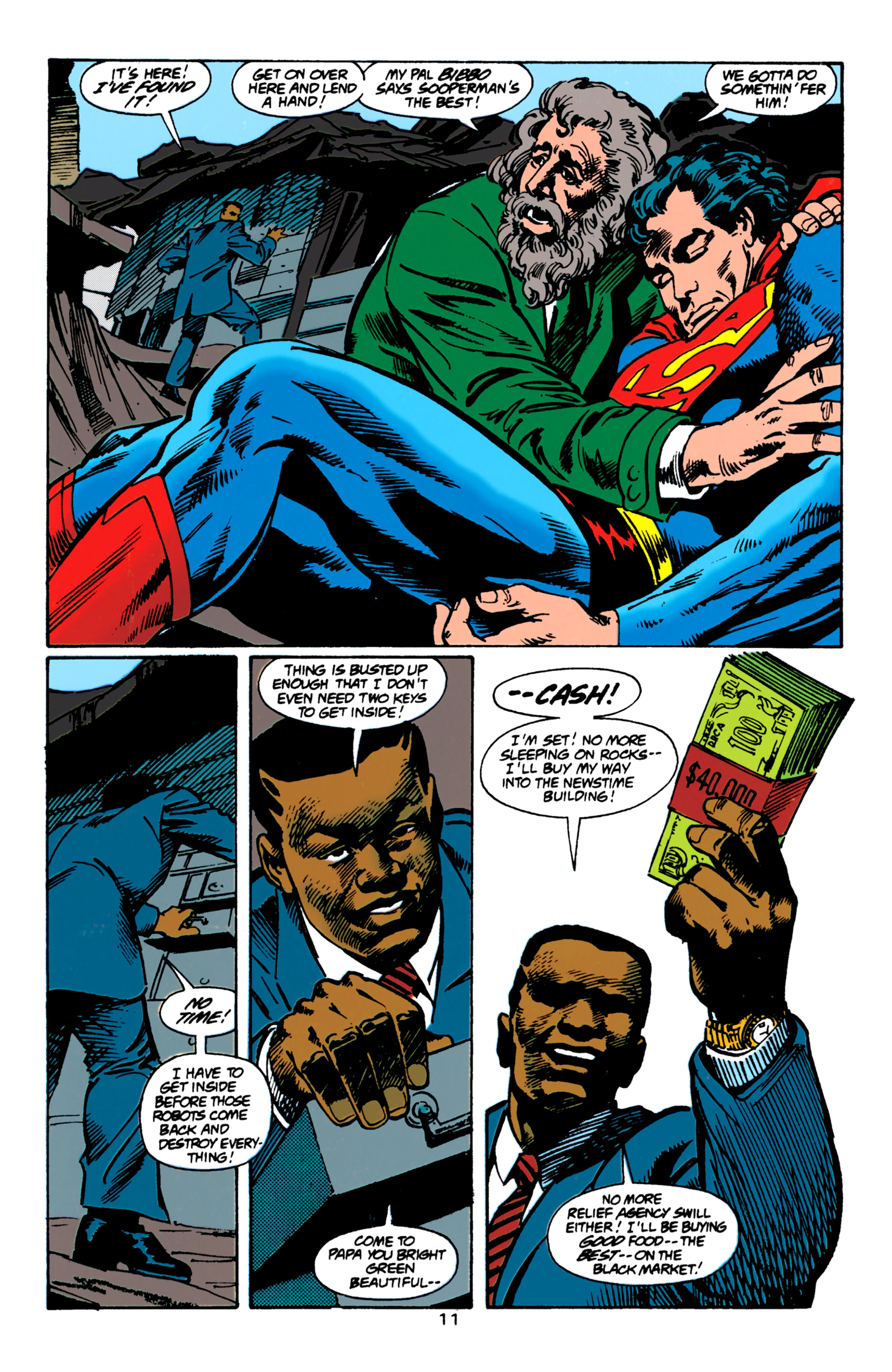 Read online Superman (1987) comic -  Issue #91 - 12