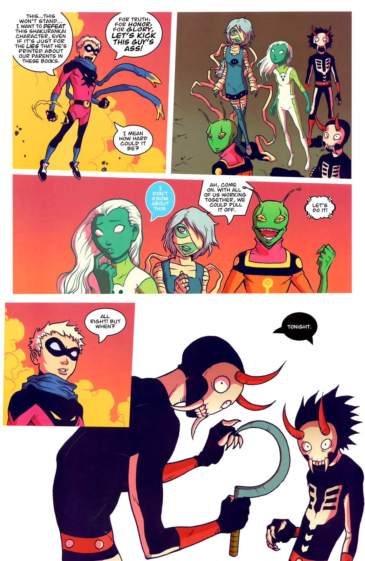 Read online Gladstone's School for World Conquerors (2011) comic -  Issue #5 - 13