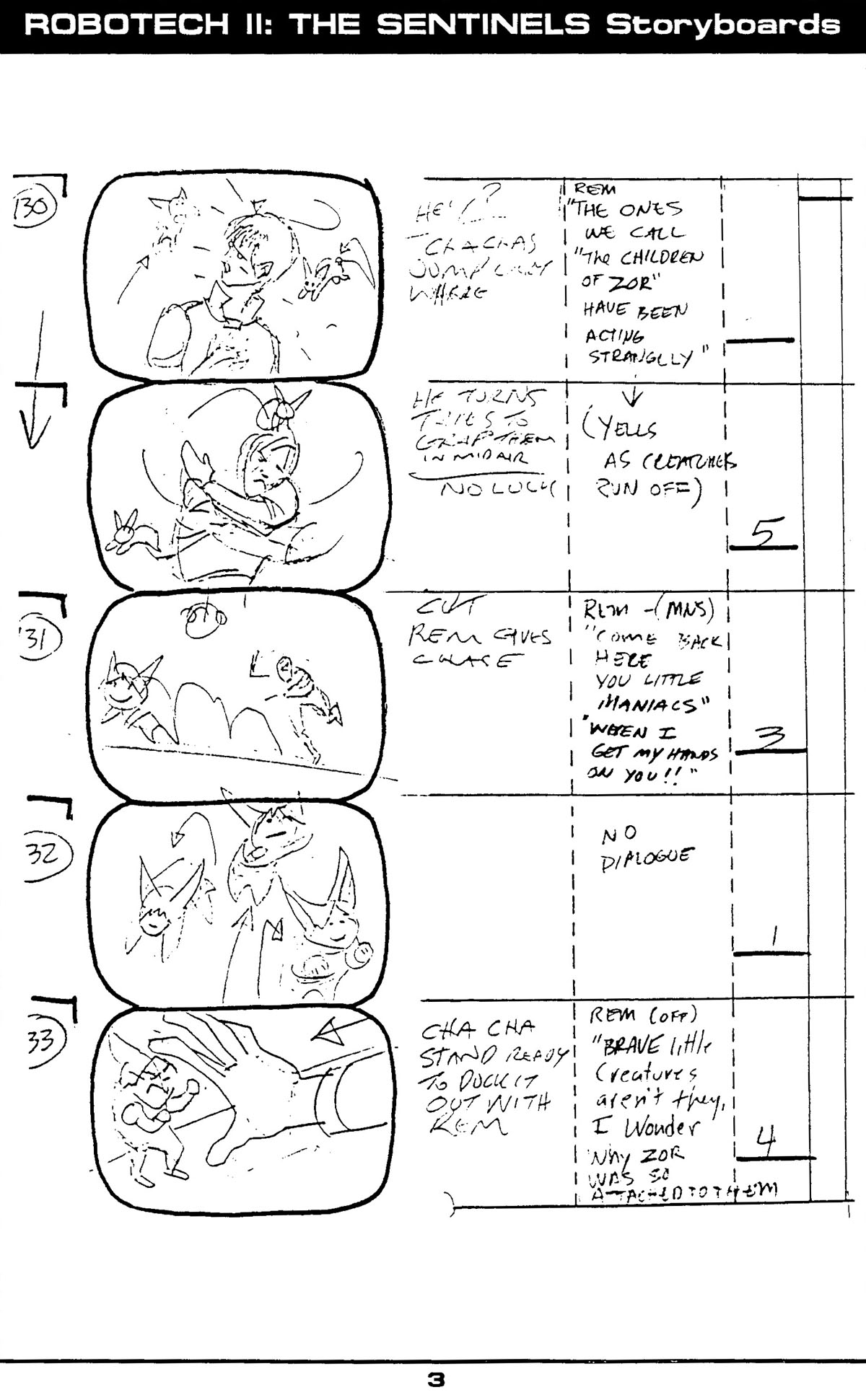 Read online Robotech II: The Sentinels comic -  Issue # _Script Book 1 - 103