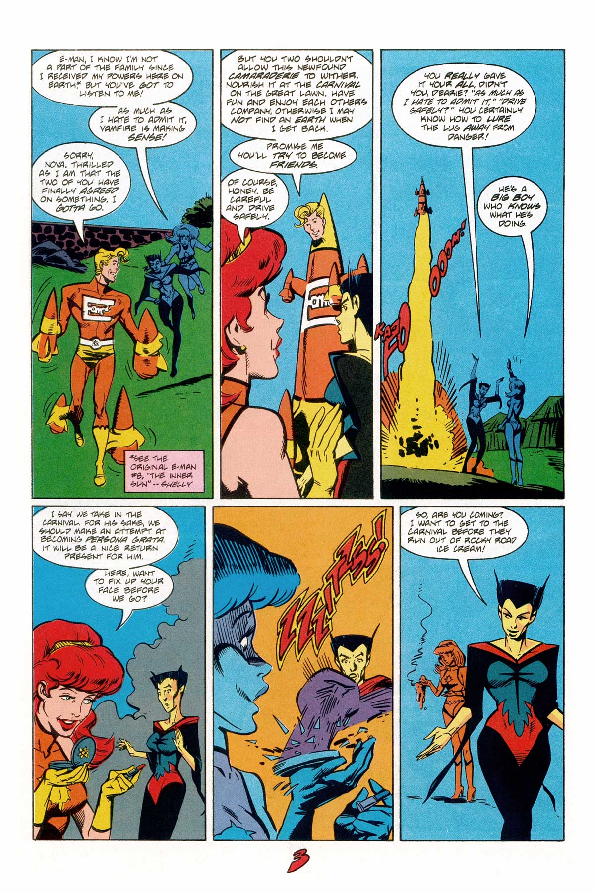 Read online E-Man (1989) comic -  Issue #1 - 6