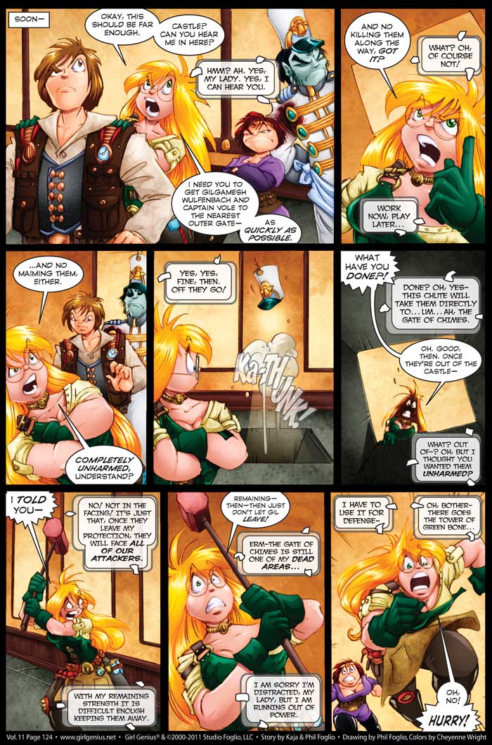 Read online Girl Genius (2002) comic -  Issue #11 - 132