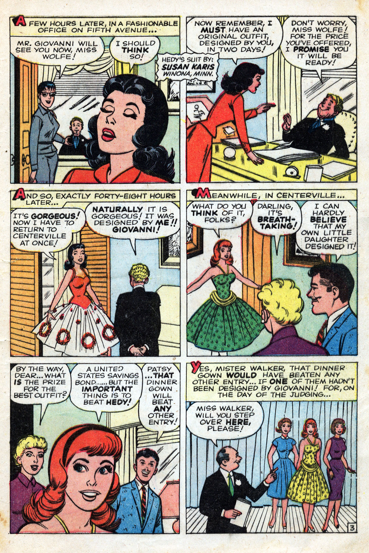 Read online Patsy Walker comic -  Issue #89 - 5