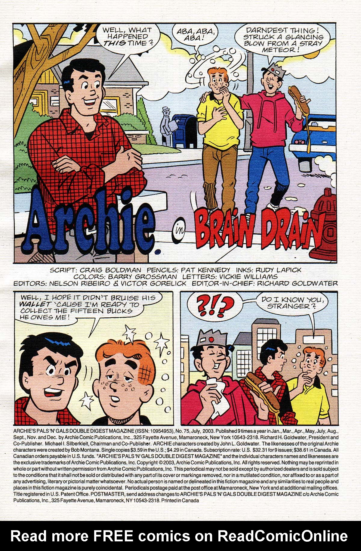 Read online Archie's Pals 'n' Gals Double Digest Magazine comic -  Issue #75 - 2