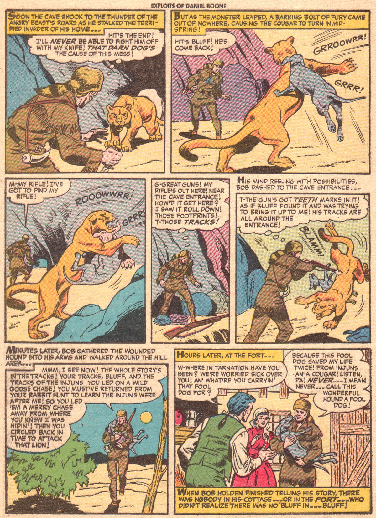 Read online Exploits of Daniel Boone comic -  Issue #5 - 32