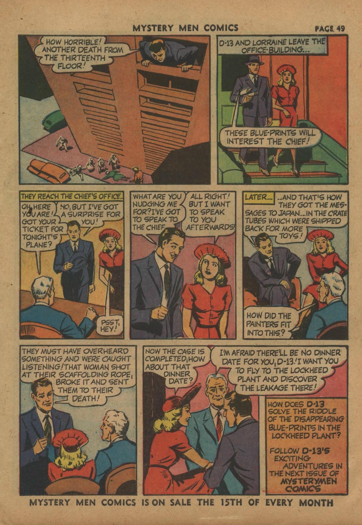 Read online Mystery Men Comics comic -  Issue #26 - 51