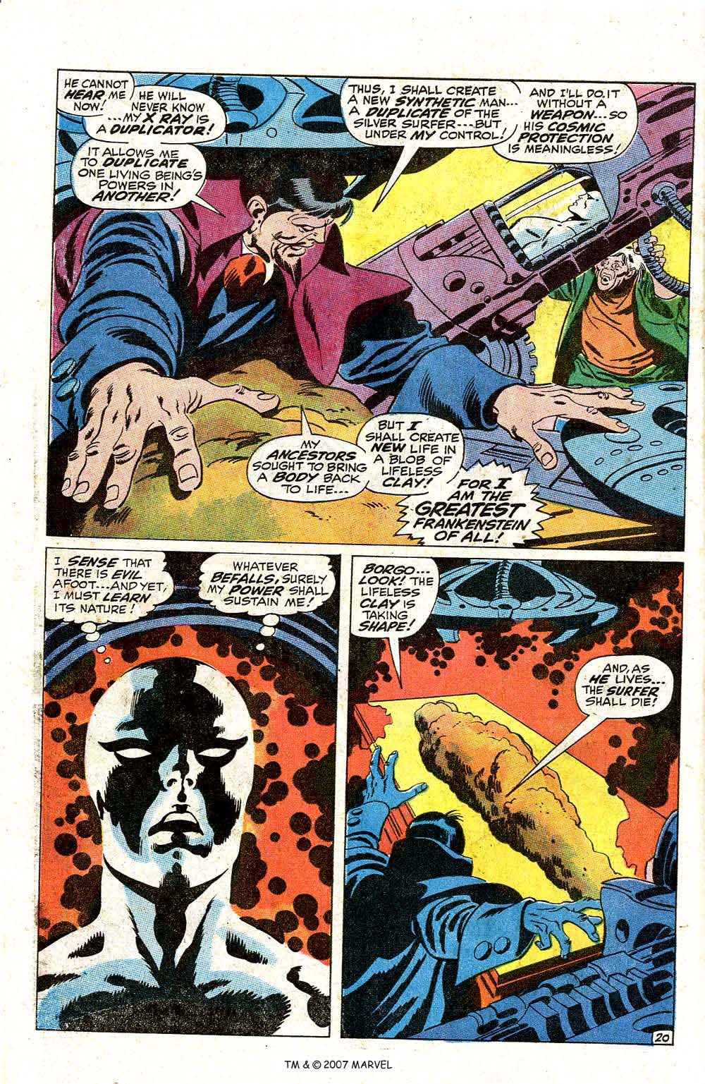 Read online Silver Surfer (1968) comic -  Issue #7 - 26