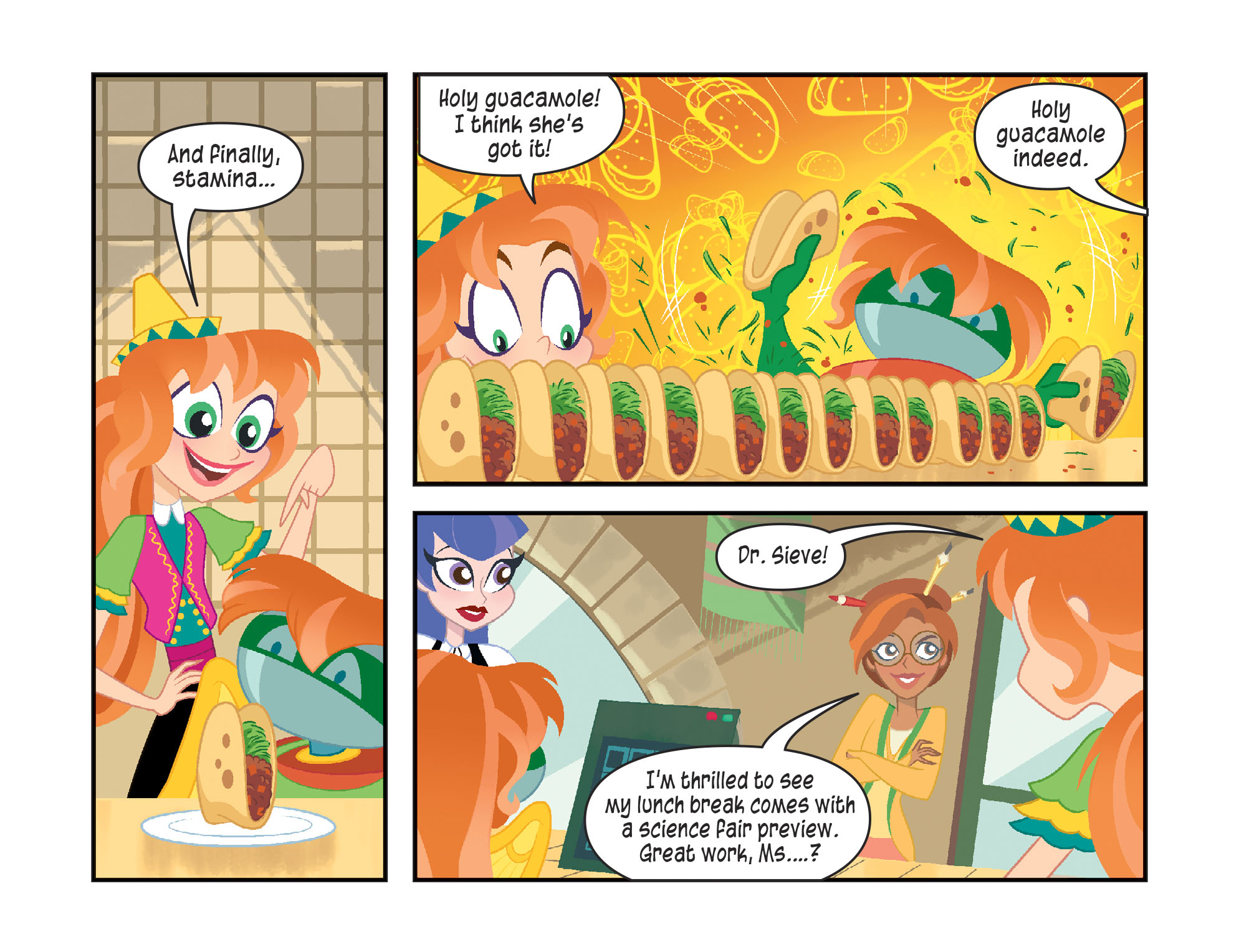 Read online DC Super Hero Girls: Weird Science comic -  Issue #11 - 12