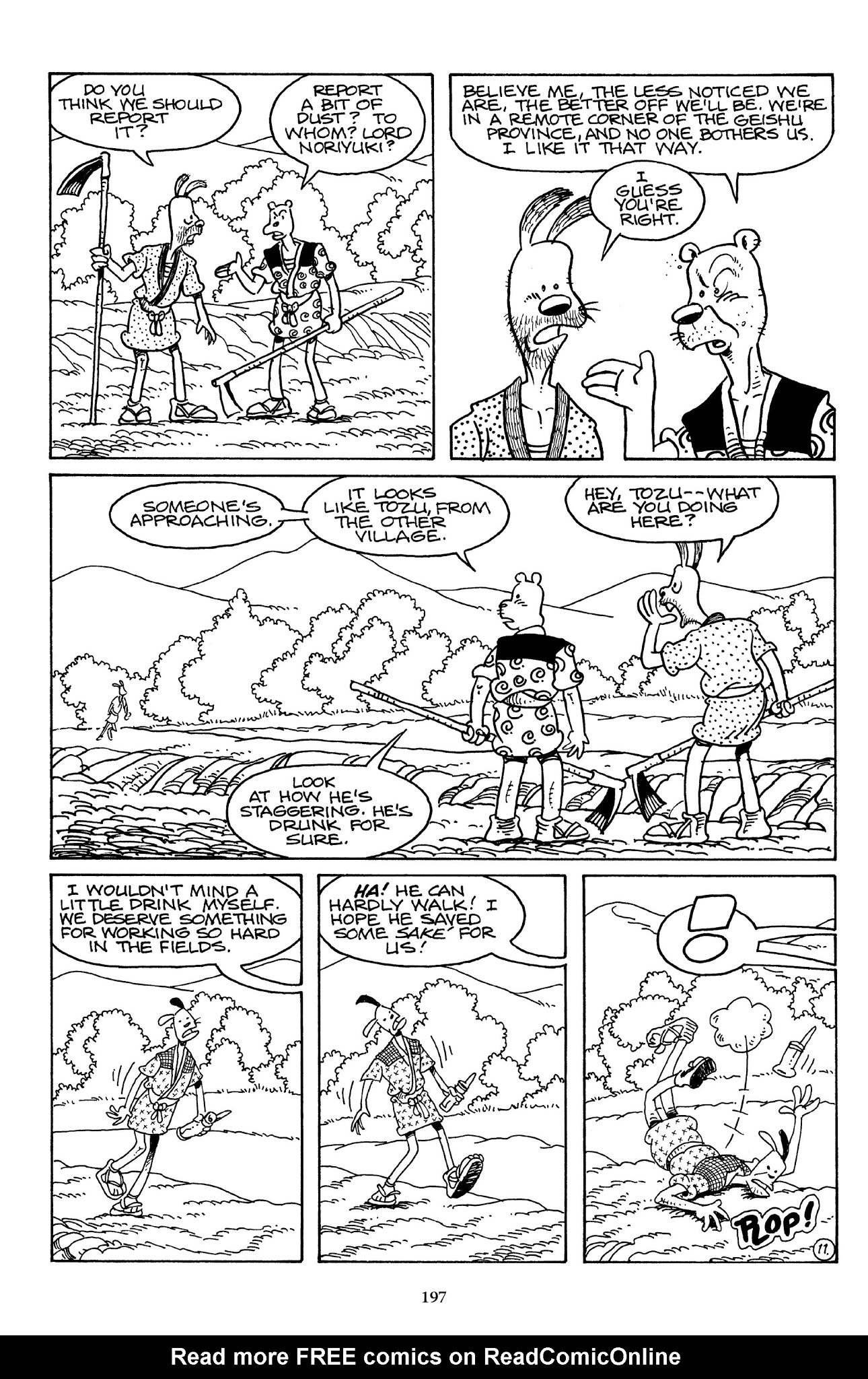 Read online The Usagi Yojimbo Saga comic -  Issue # TPB 5 - 194