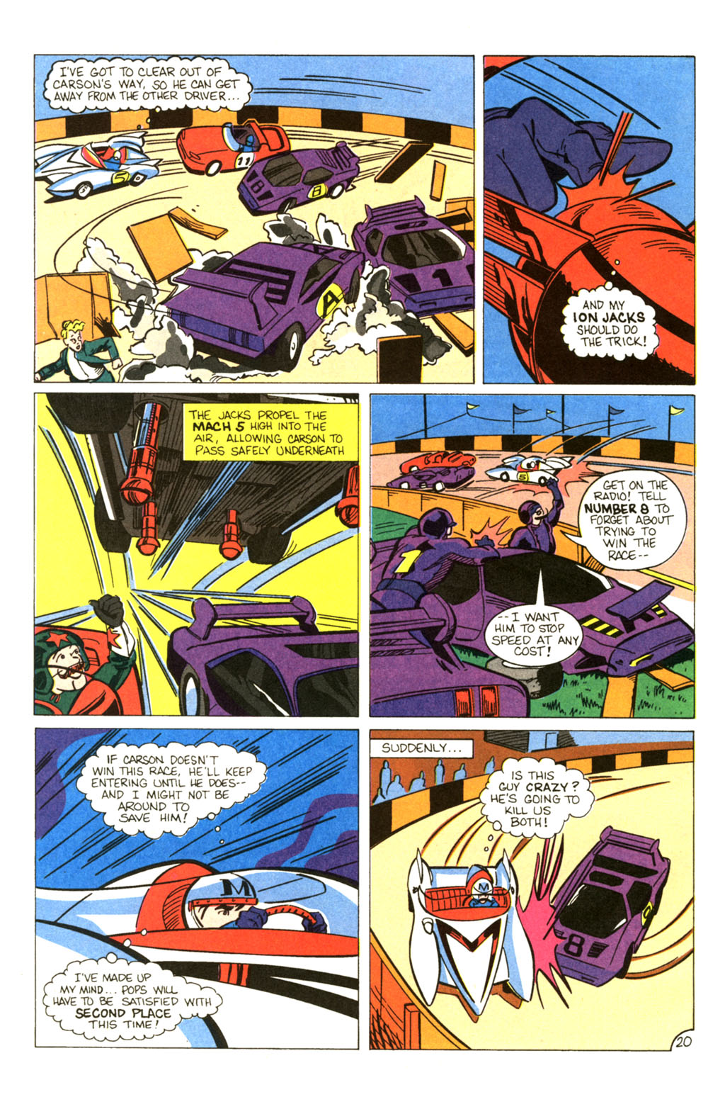 Read online Speed Racer (1987) comic -  Issue #29 - 25