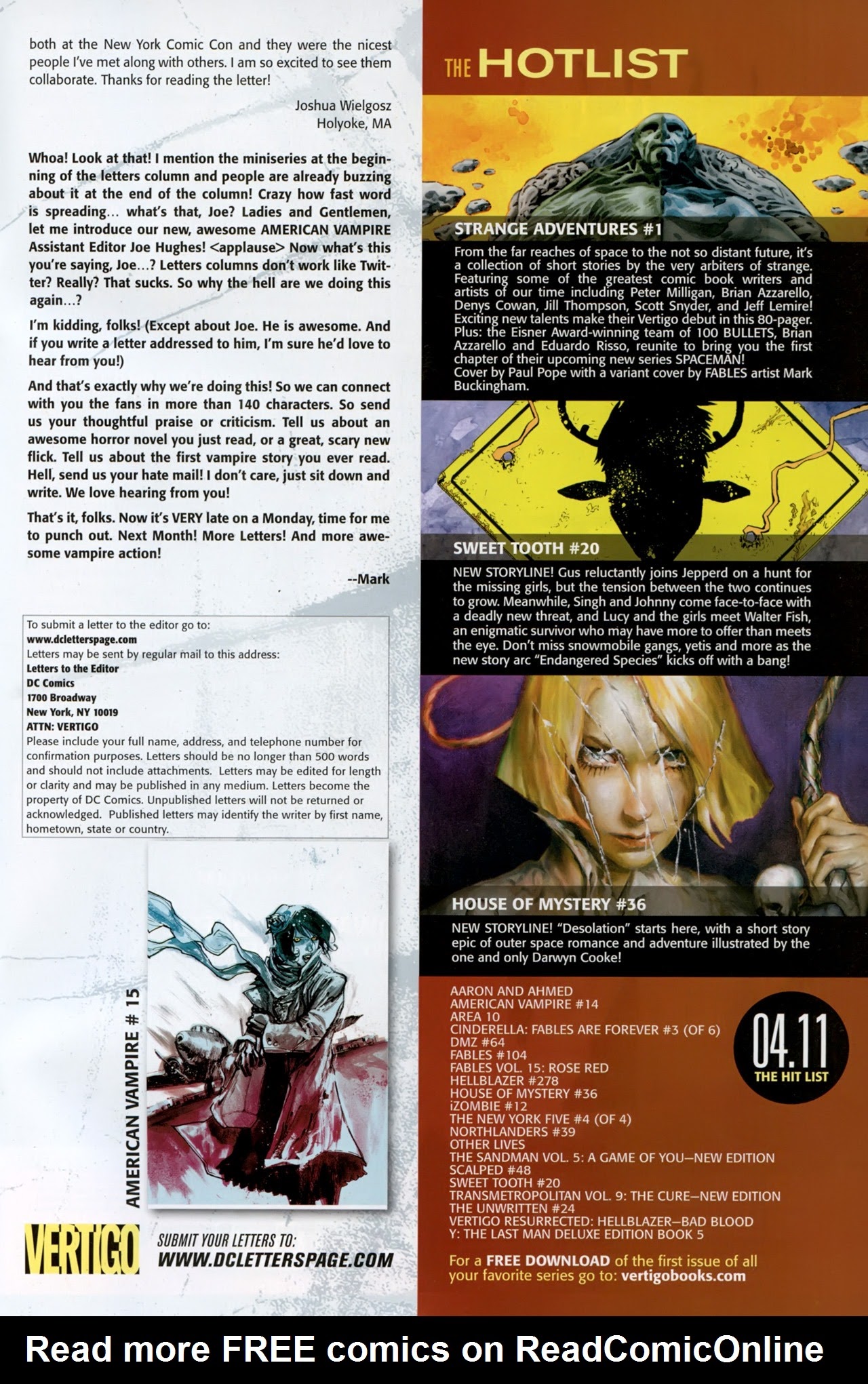Read online American Vampire comic -  Issue #14 - 29