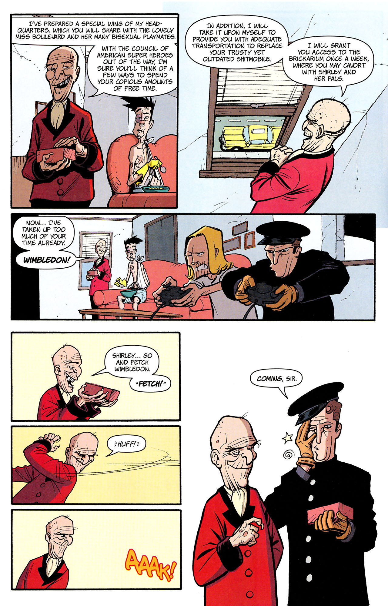 Read online Paul Jenkins' Sidekick comic -  Issue #5 - 6