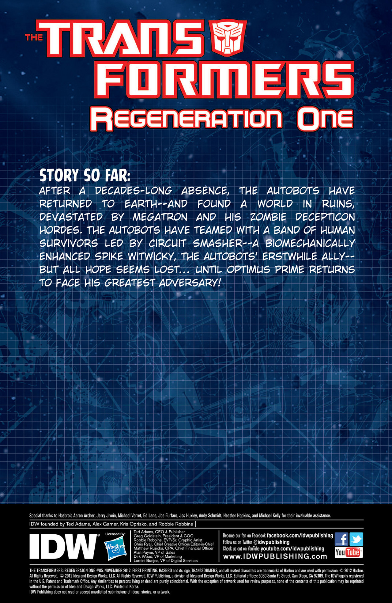 Read online The Transformers: Regeneration One comic -  Issue #85 - 3