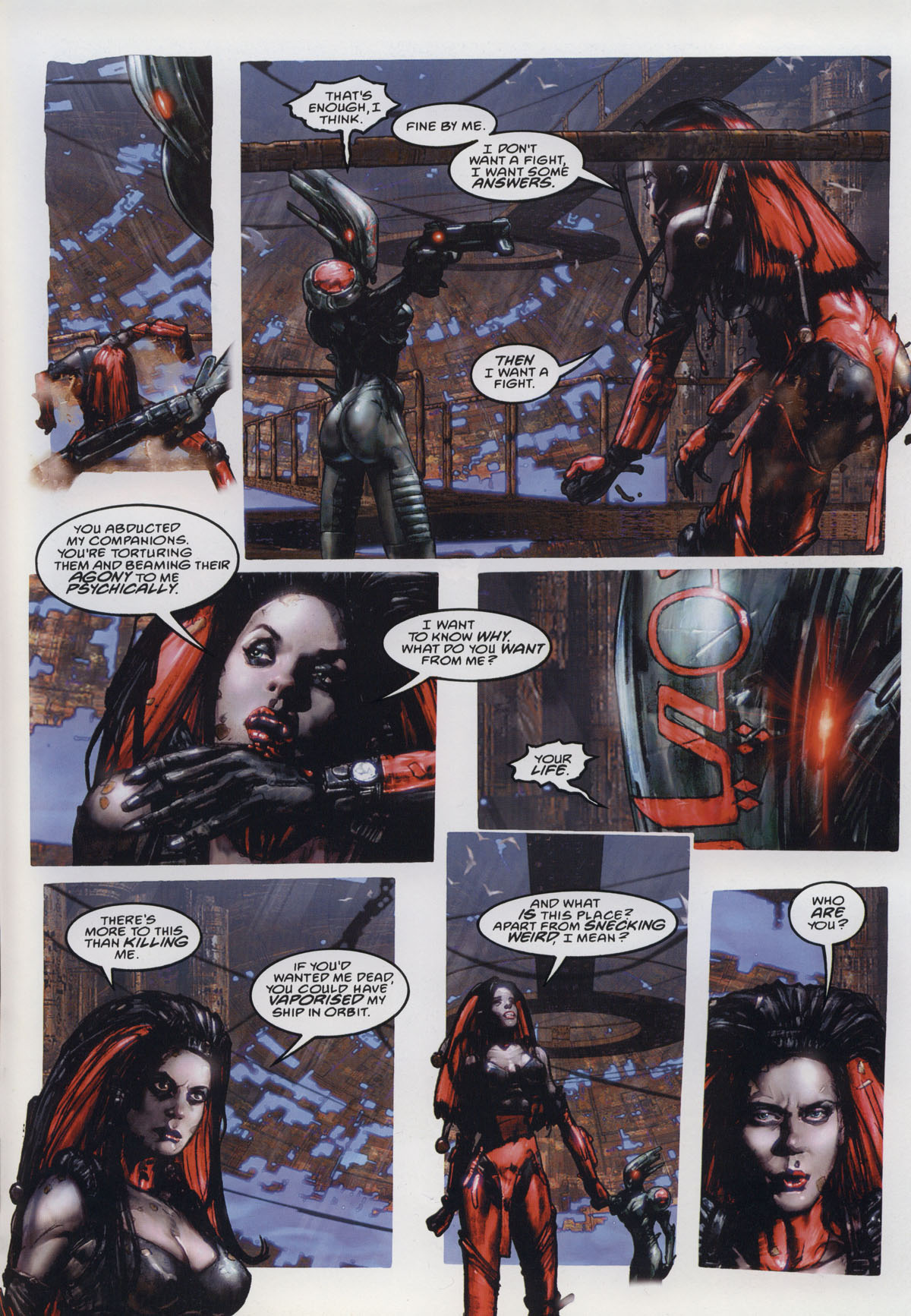 Read online Durham Red: The Scarlet Cantos comic -  Issue # TPB - 85