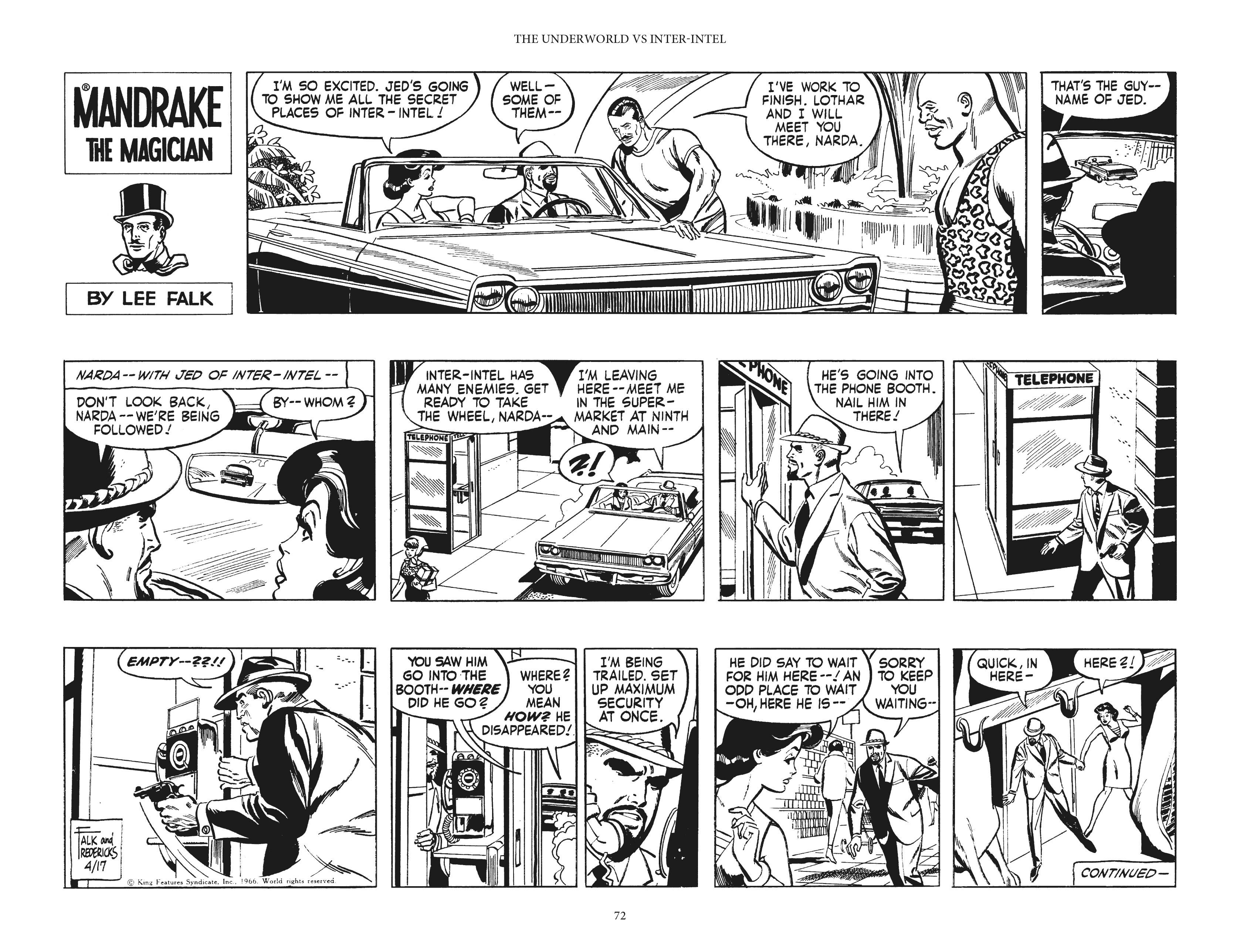 Read online Mandrake the Magician: The Fred Fredricks Sundays comic -  Issue # TPB (Part 1) - 73