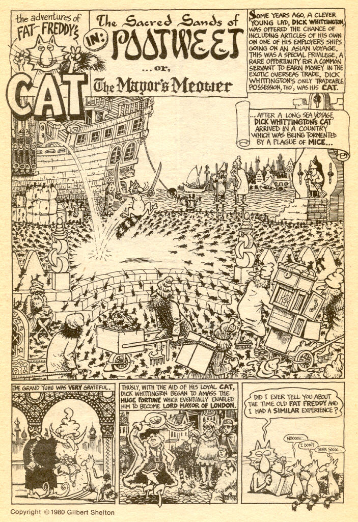 Read online Adventures of Fat Freddy's Cat comic -  Issue #5 - 3