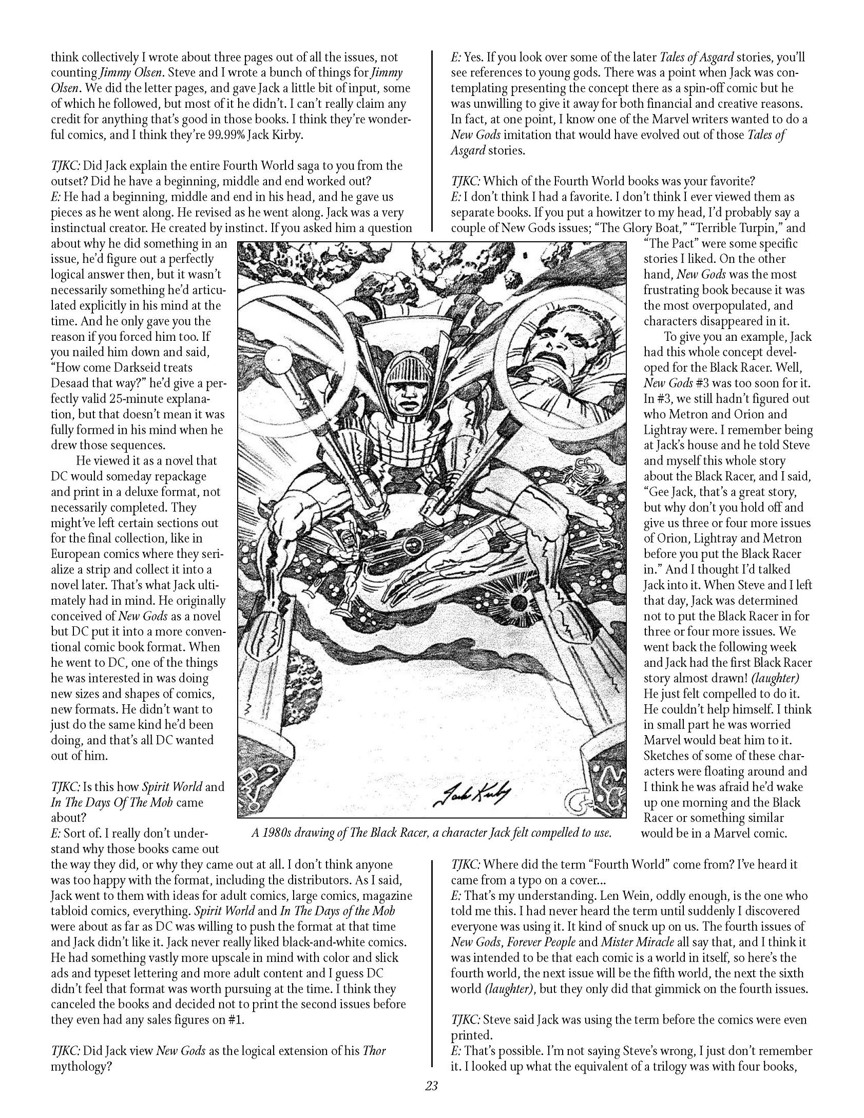 Read online The Jack Kirby Collector comic -  Issue #6 - 22