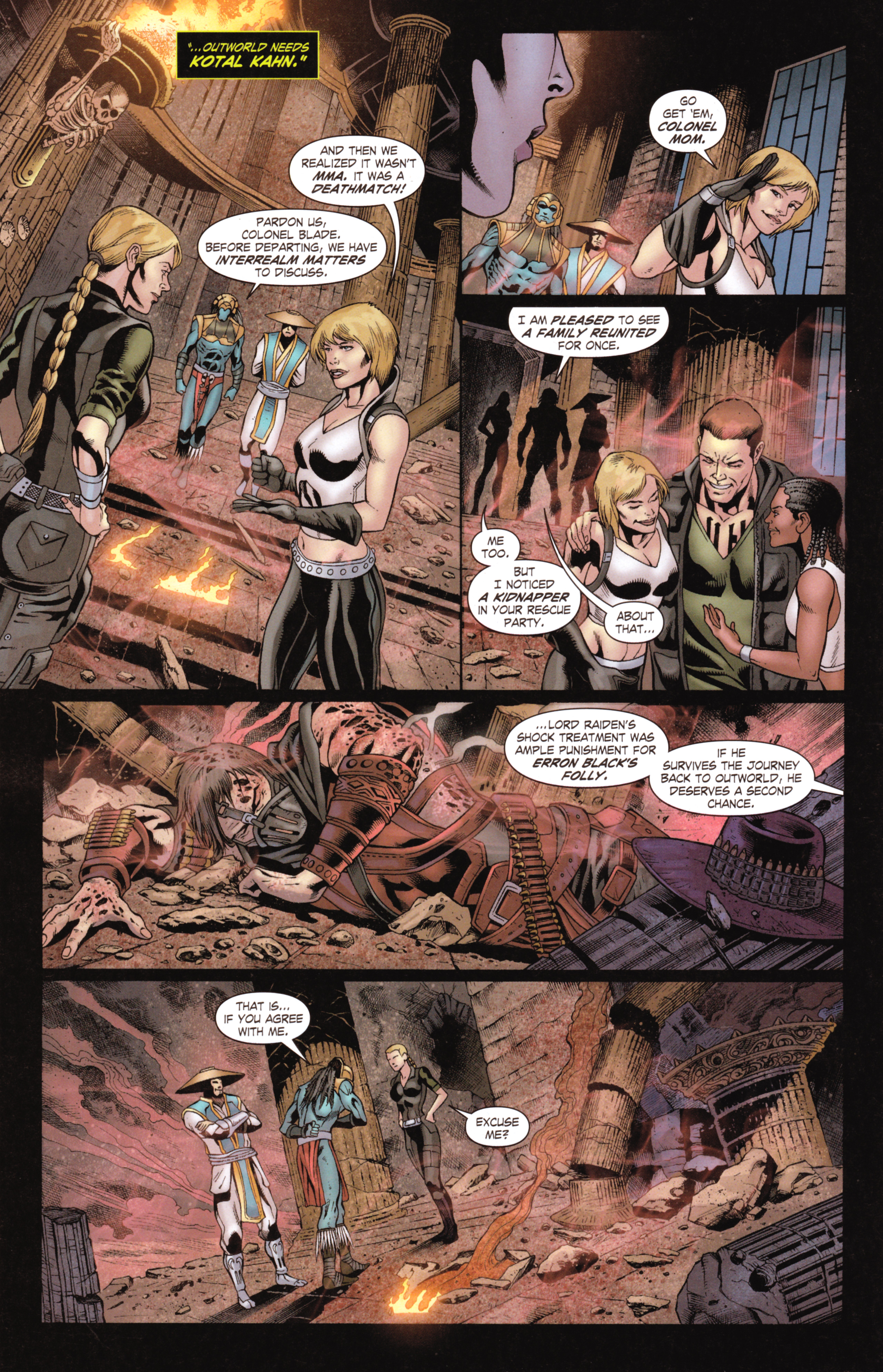 Read online Mortal Kombat X [II] comic -  Issue #11 - 34