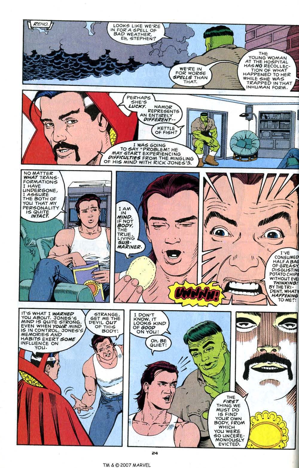 Read online The Incredible Hulk Annual comic -  Issue #18 - 26