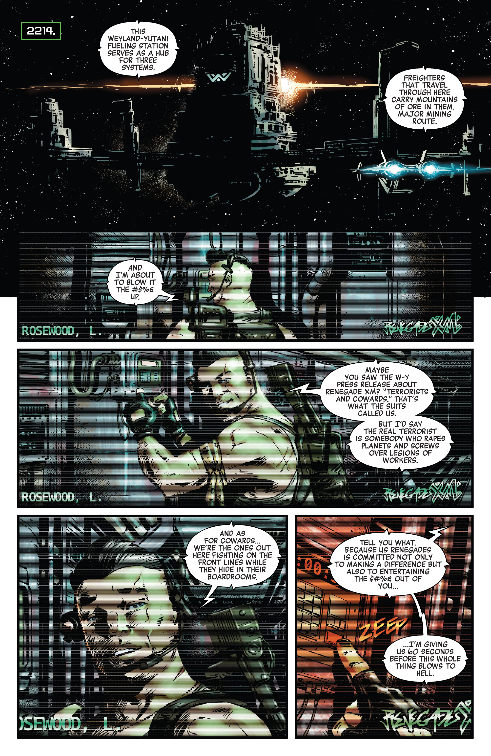 Read online Aliens: Aftermath comic -  Issue # Full - 3