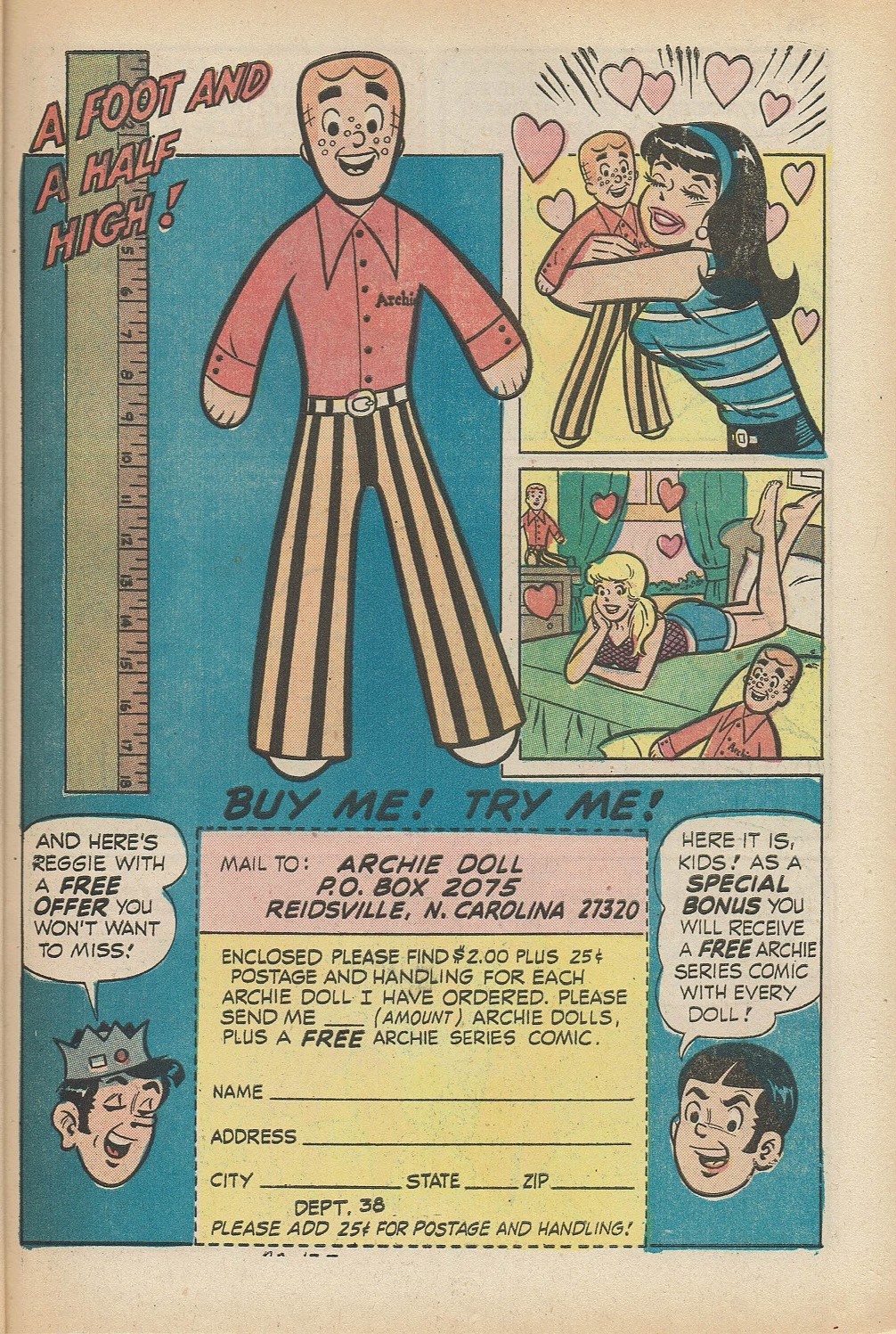 Read online Reggie and Me (1966) comic -  Issue #59 - 31