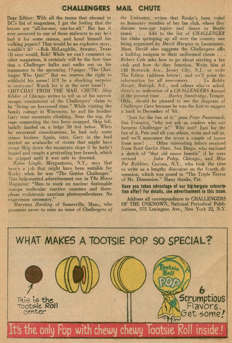 Read online Challengers of the Unknown (1958) comic -  Issue #40 - 17