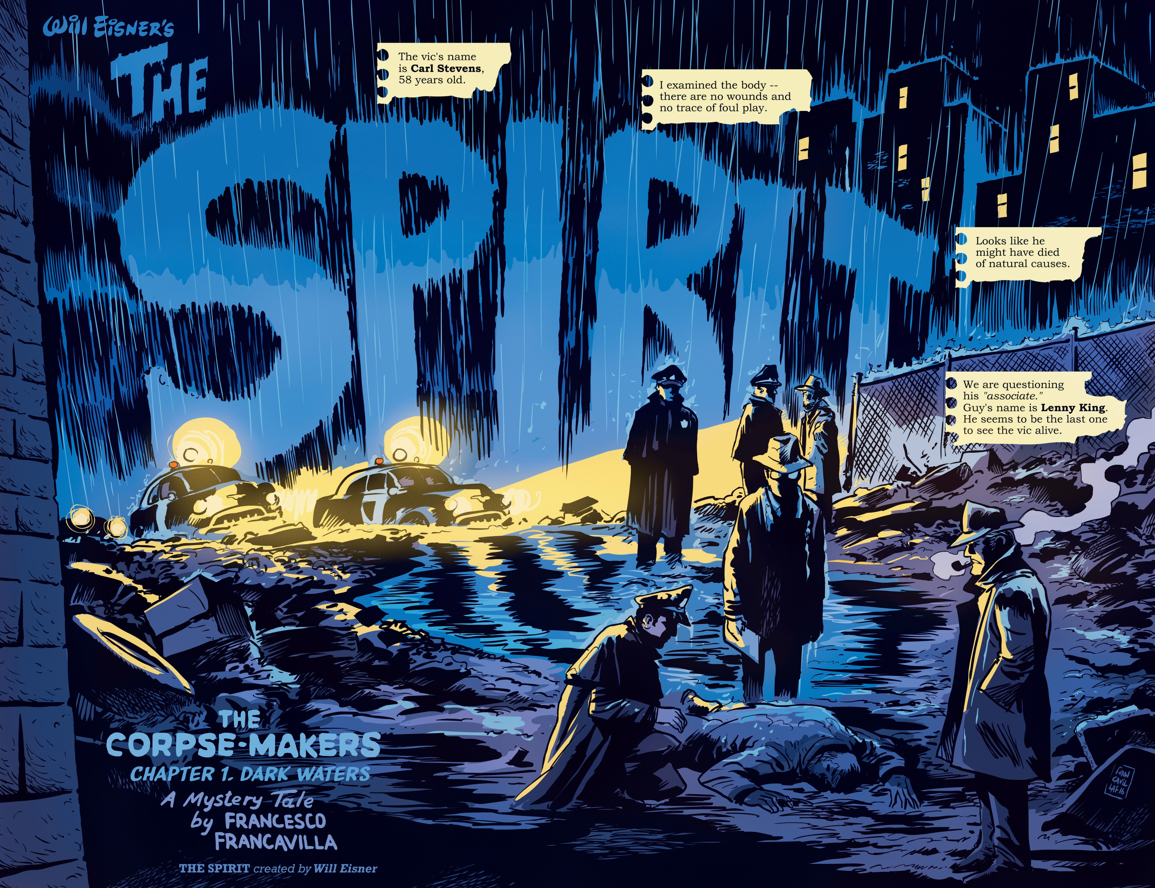 Read online Will Eisner's The Spirit: The Corpse Makers comic -  Issue #1 - 6