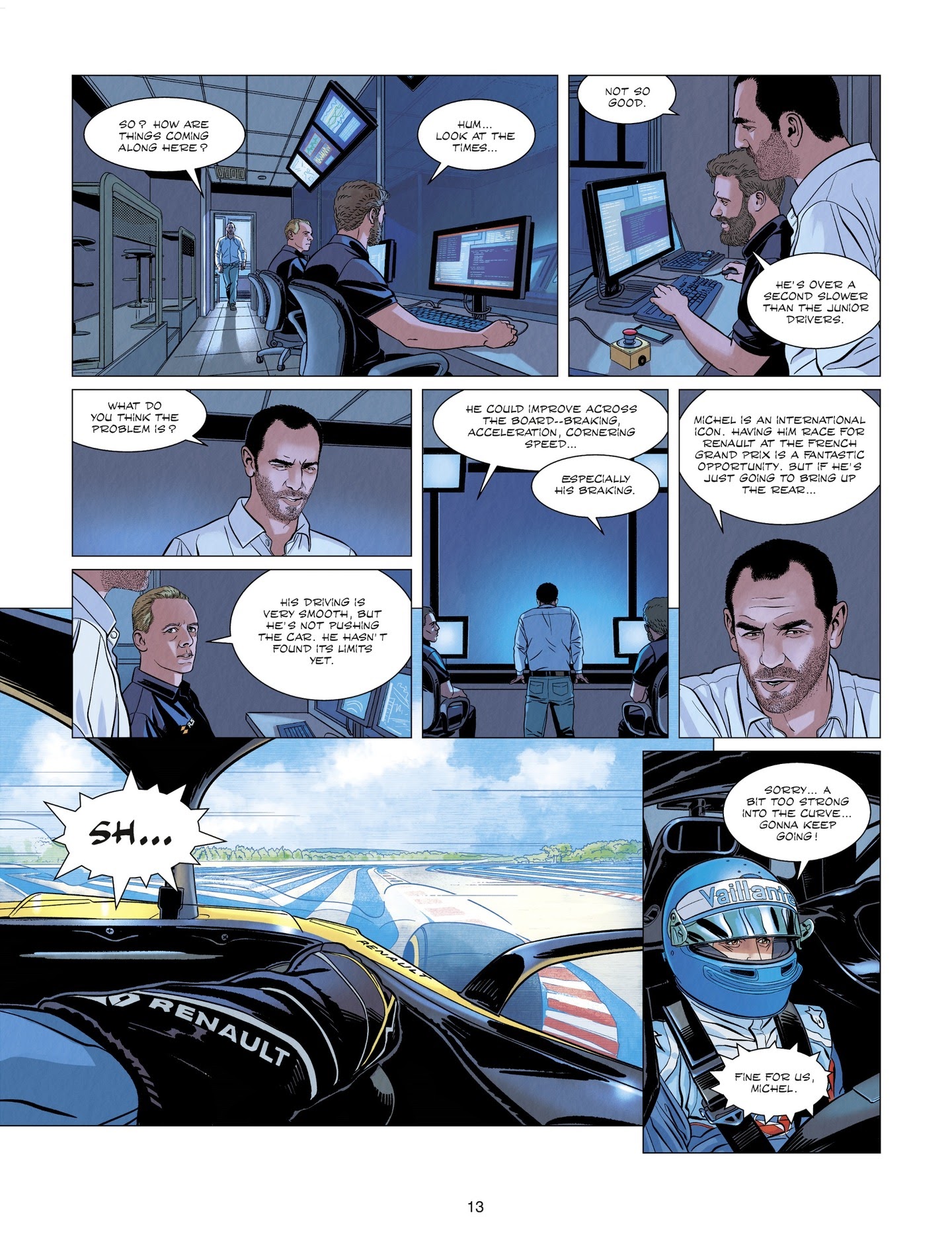 Read online Michel Vaillant comic -  Issue #8 - 13