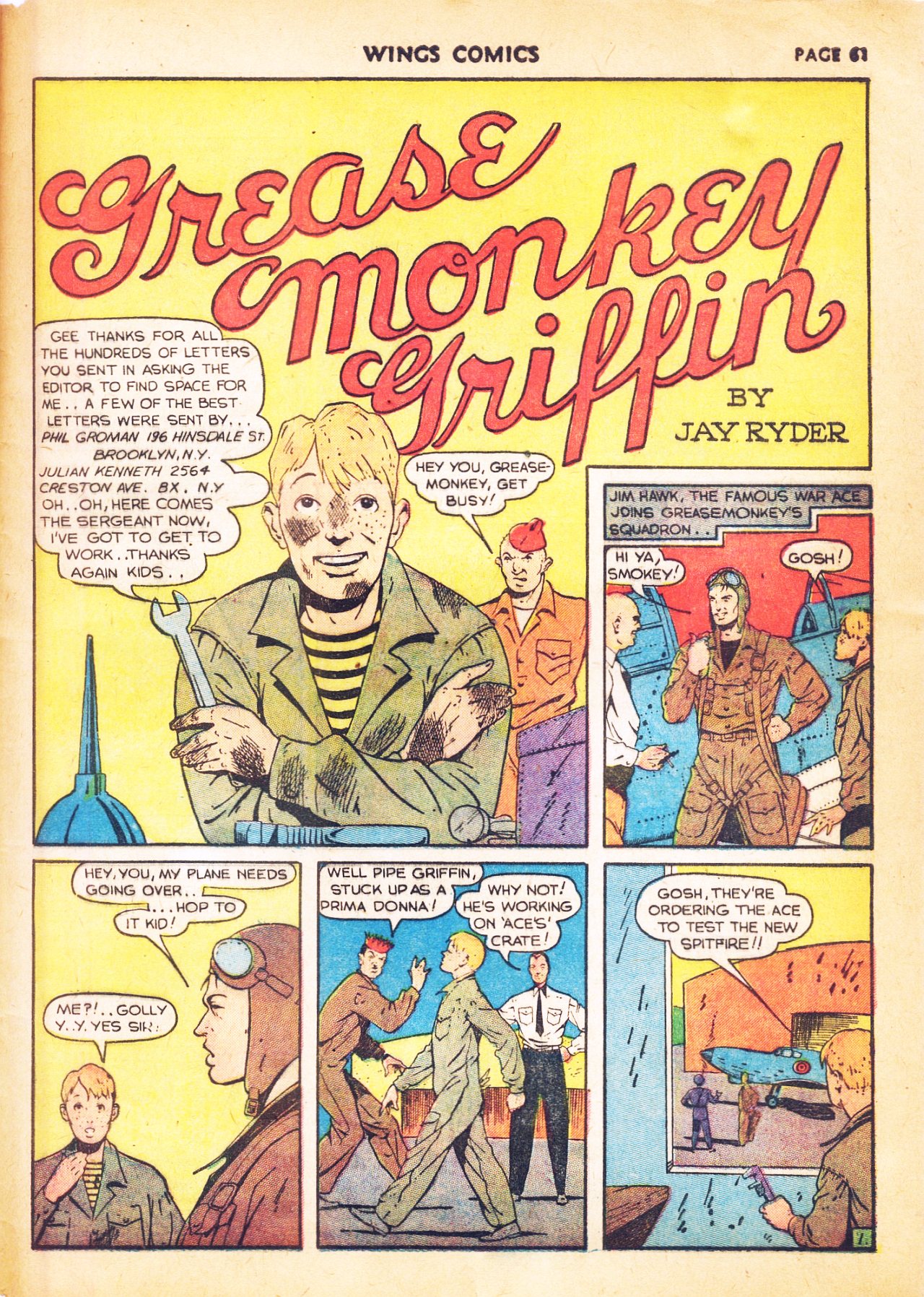 Read online Wings Comics comic -  Issue #4 - 63